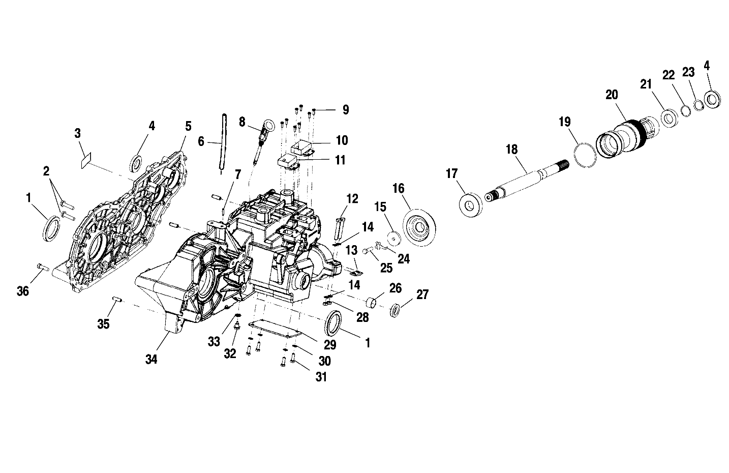 GEARCASE (Cases and Snorkel) - A01CH42AA (4964436443C012)