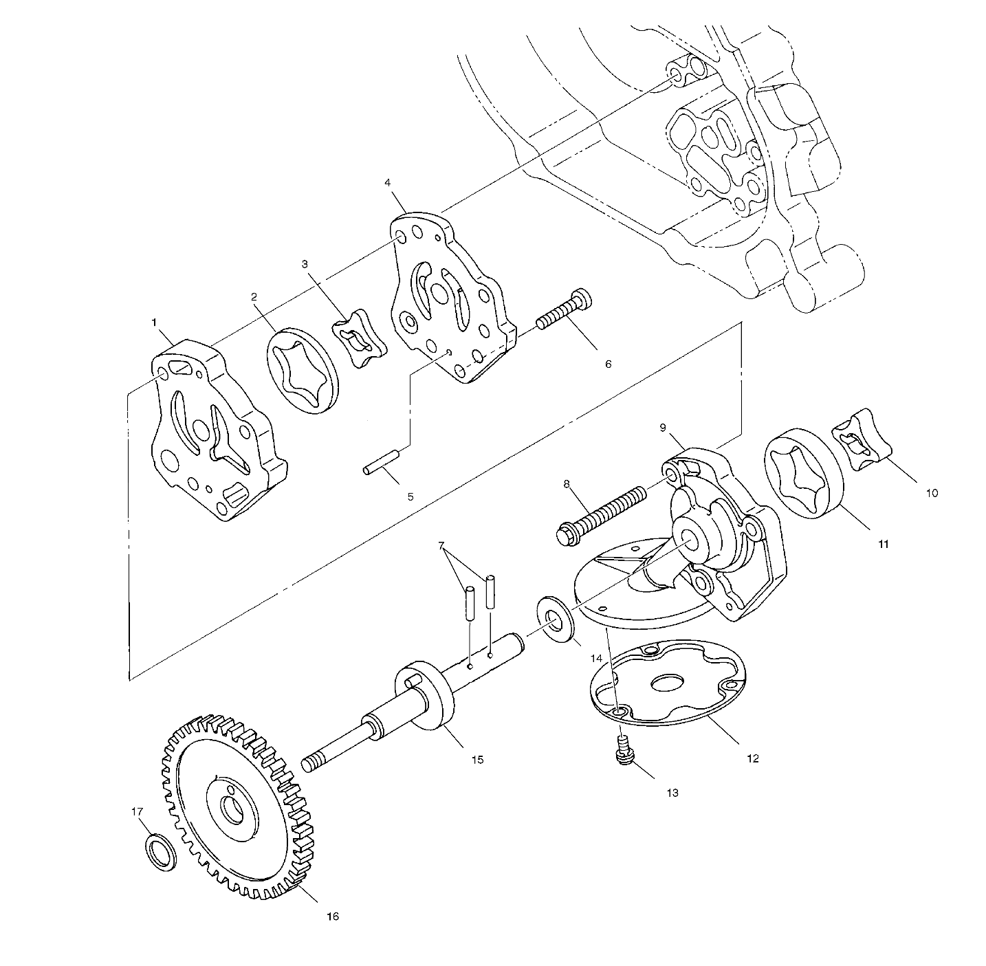 OIL PUMP - A01CH42AA (4964436443D009)