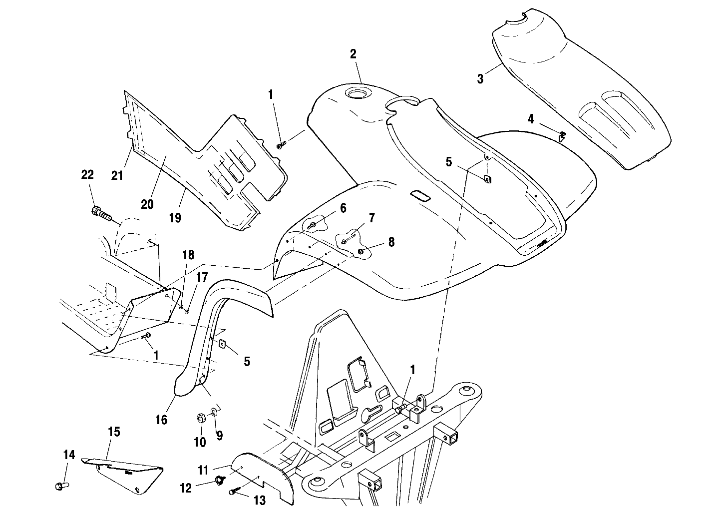 FRONT CAB - A01CH50AA (4964466446A005)