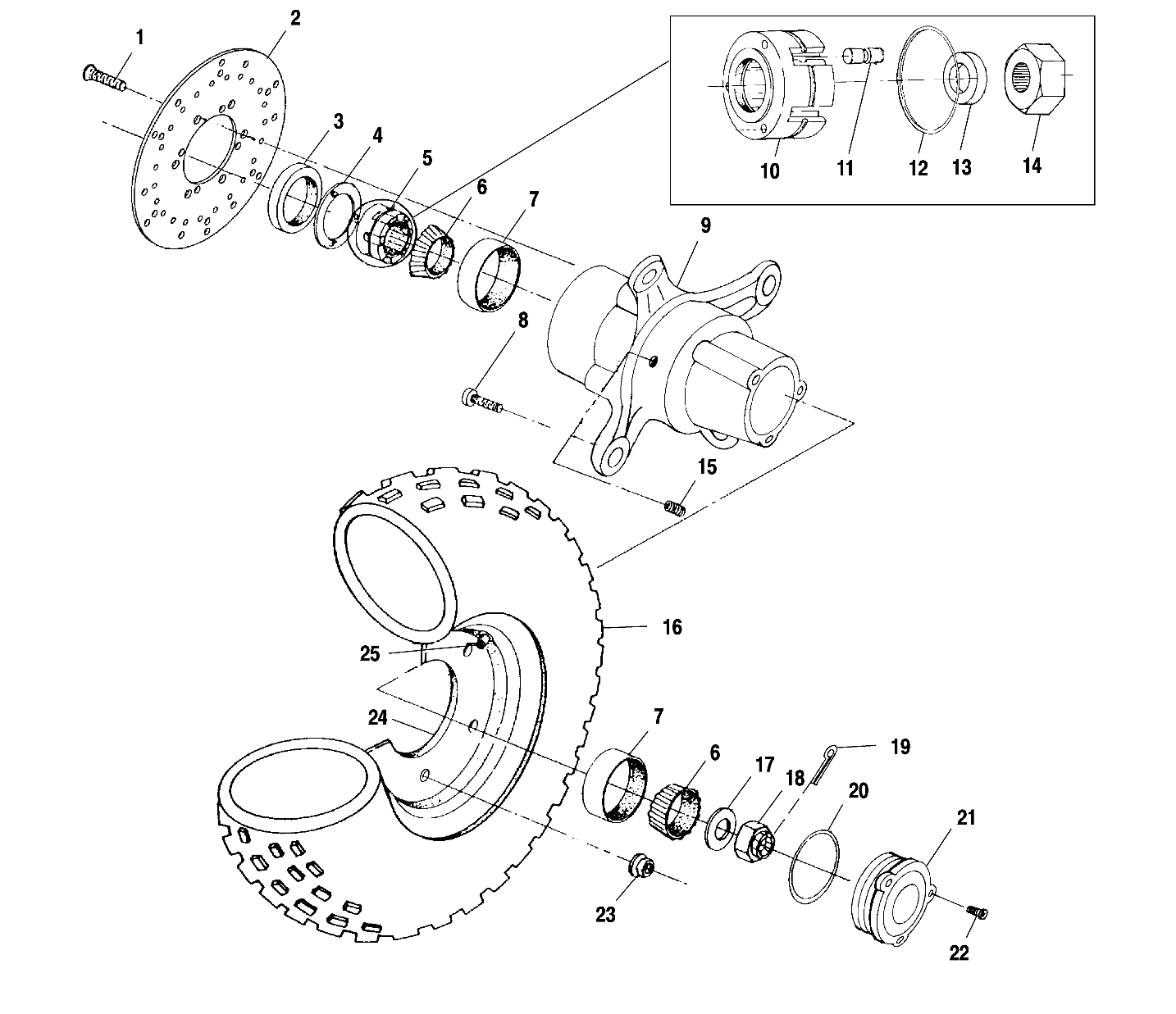 FRONT WHEEL - A01CH50AA (4964466446B006)