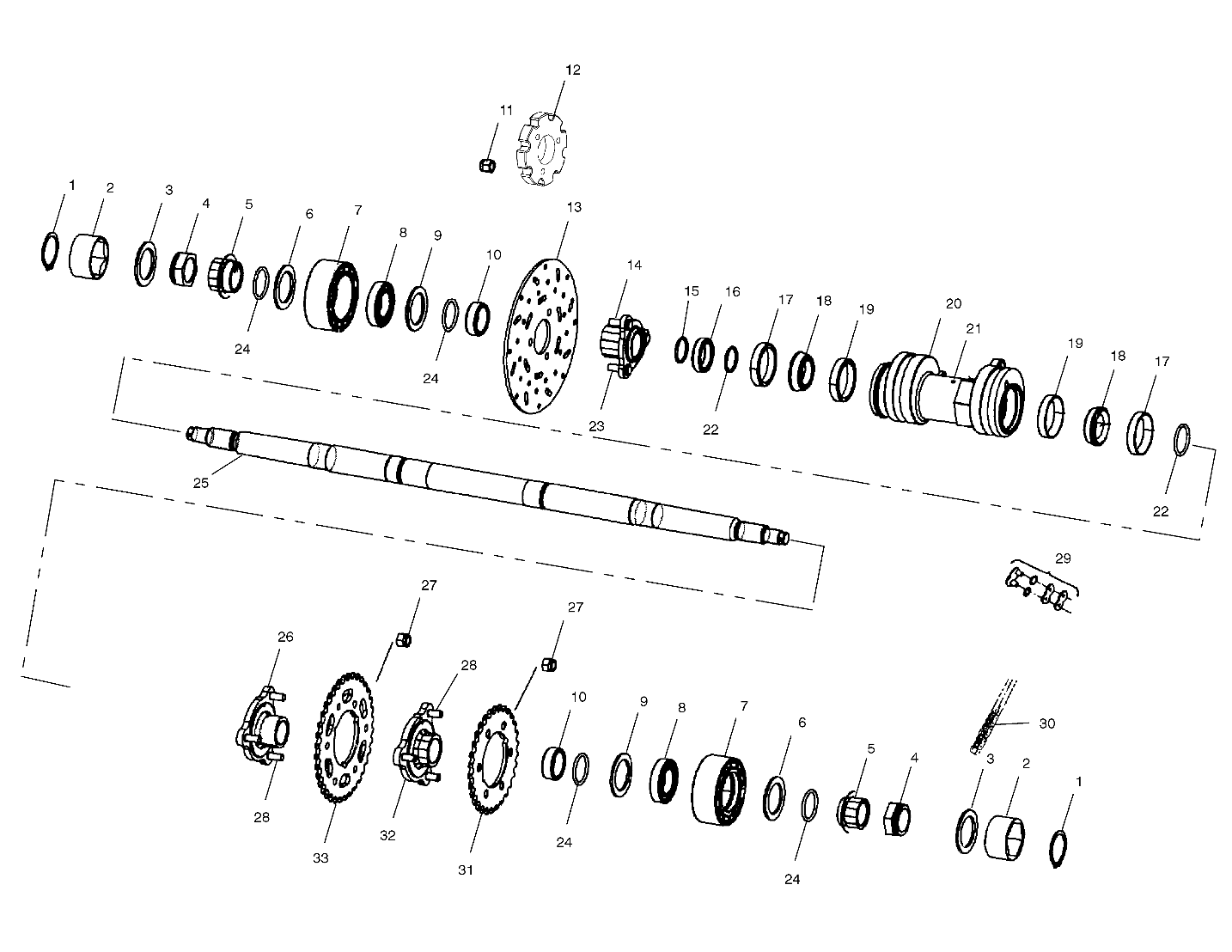 MIDDLE DRIVE - A01CL50AA (4964586458B011)