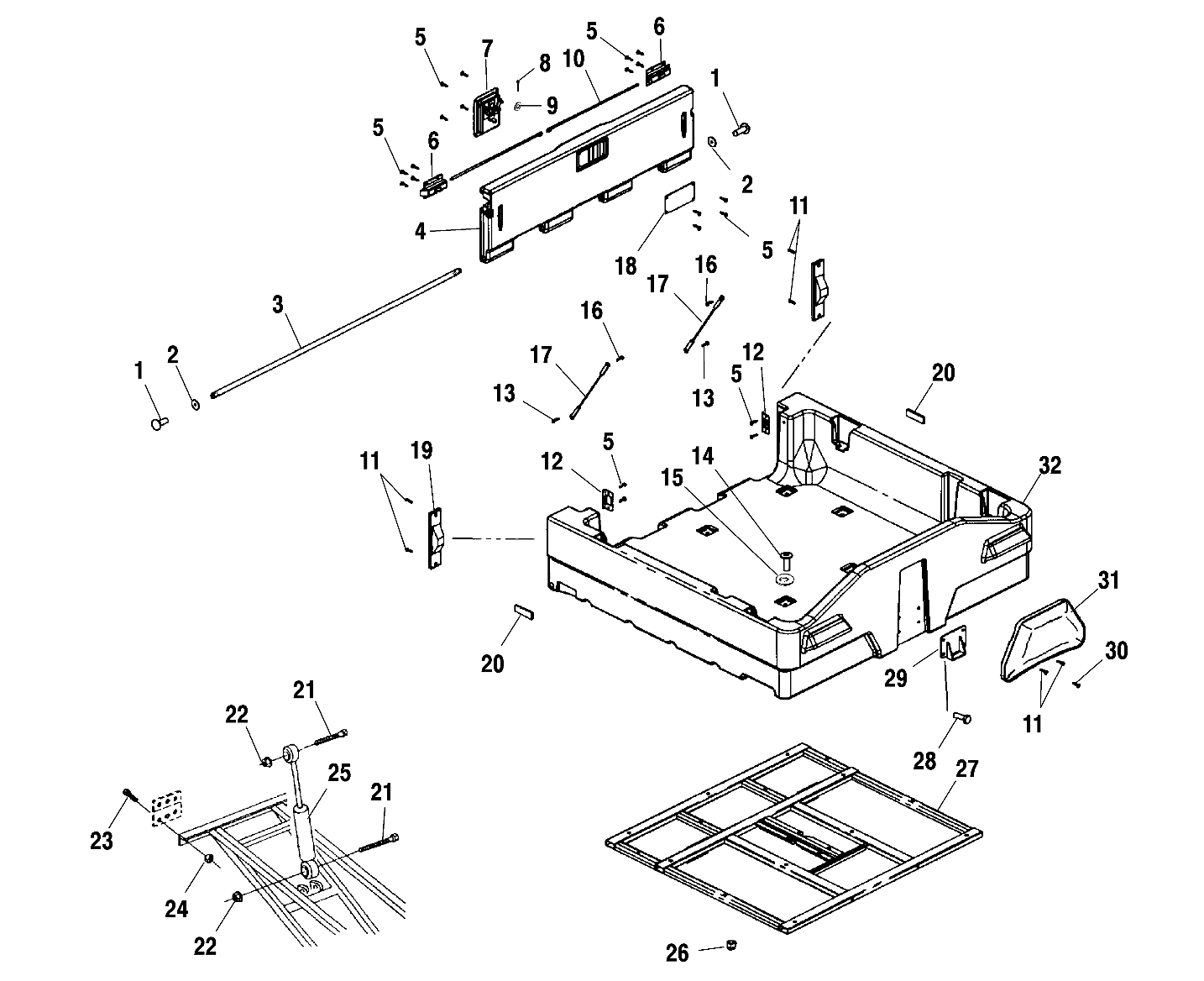 DUMP BOX - A01CL50AA (4964586458C010)