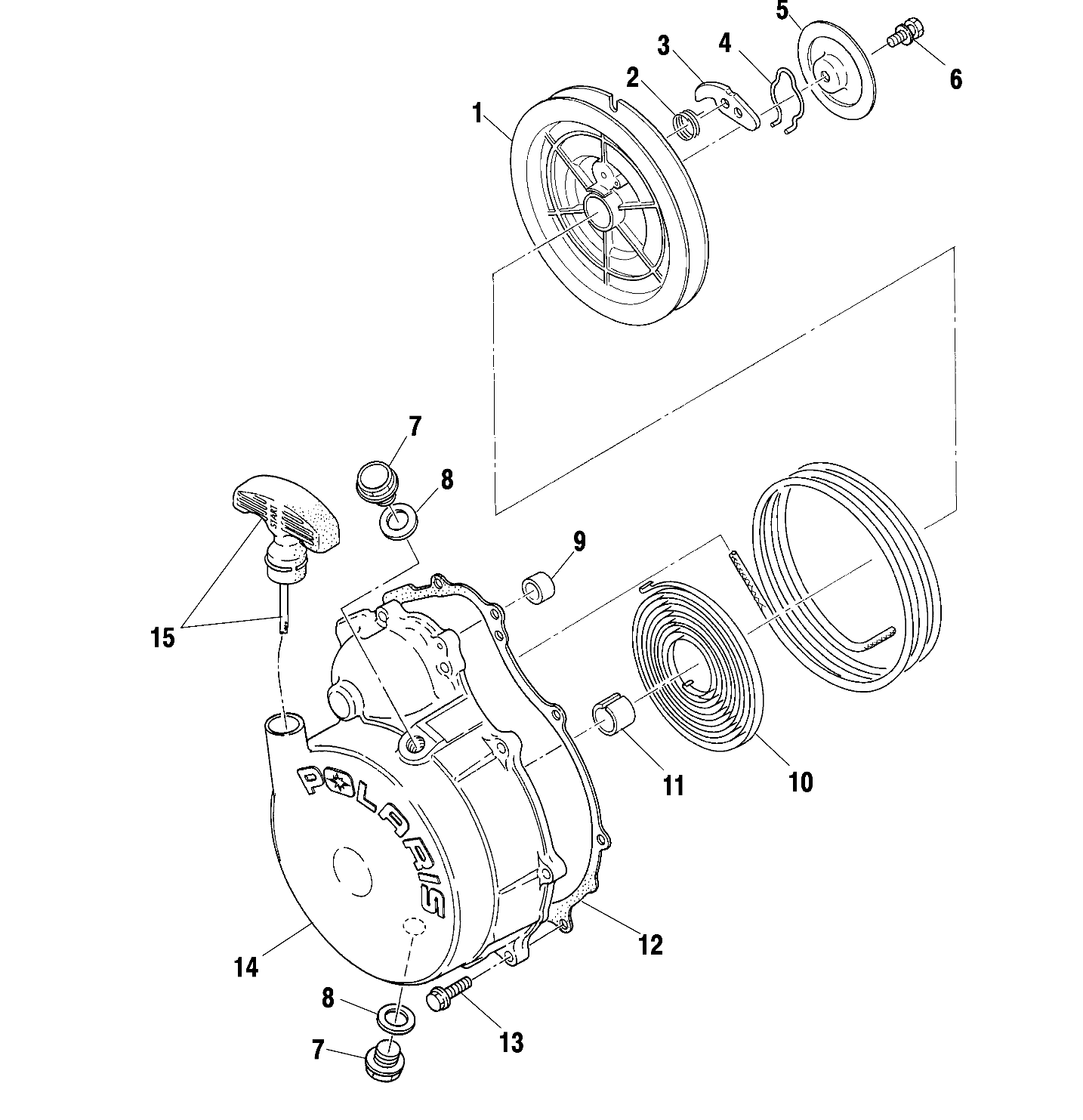 RECOIL STARTER - A01CL50AA (4964586458D010)