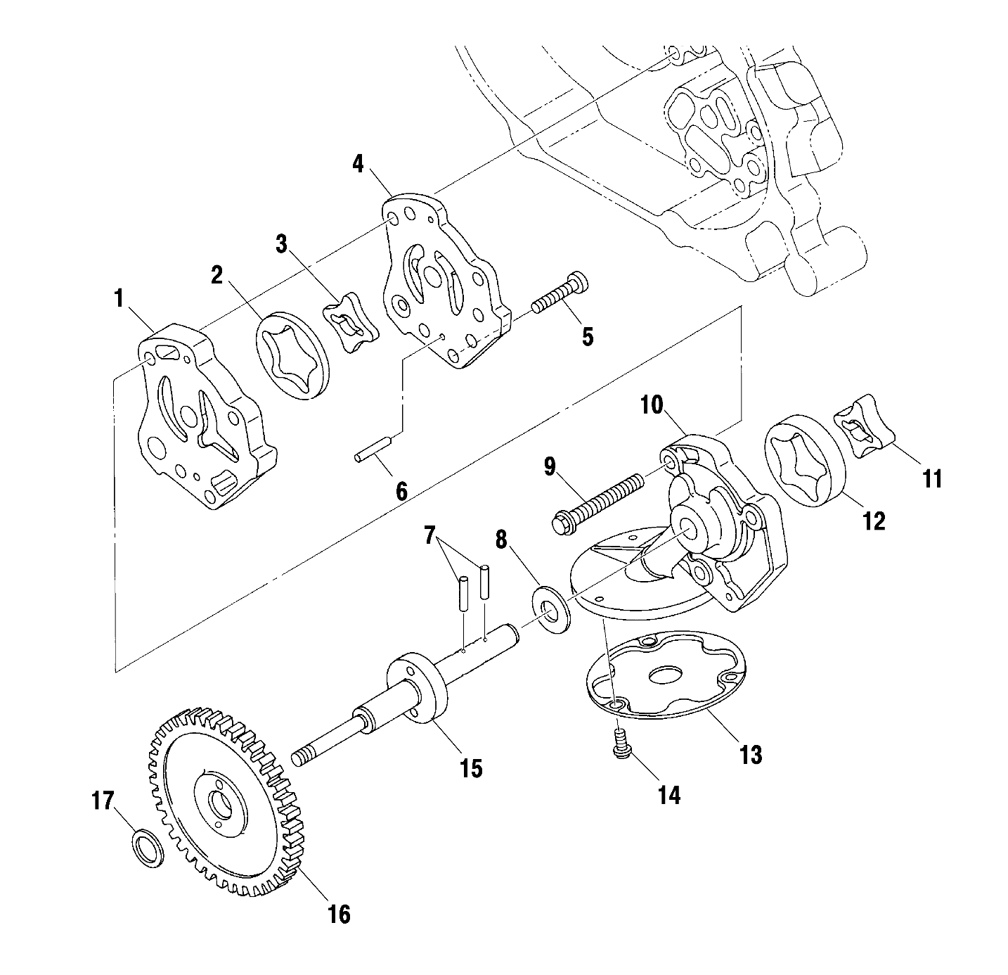 OIL PUMP - A01CL50AA (4964586458D012)