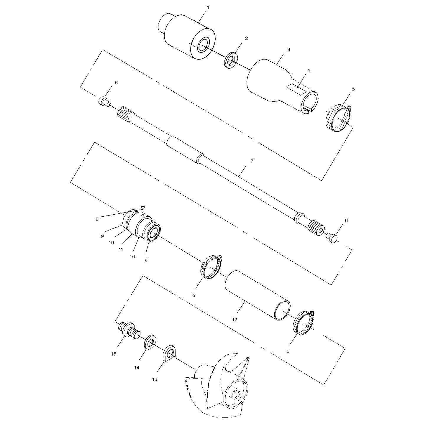 DRIVE SYSTEM - W014697D (4964806480A014)