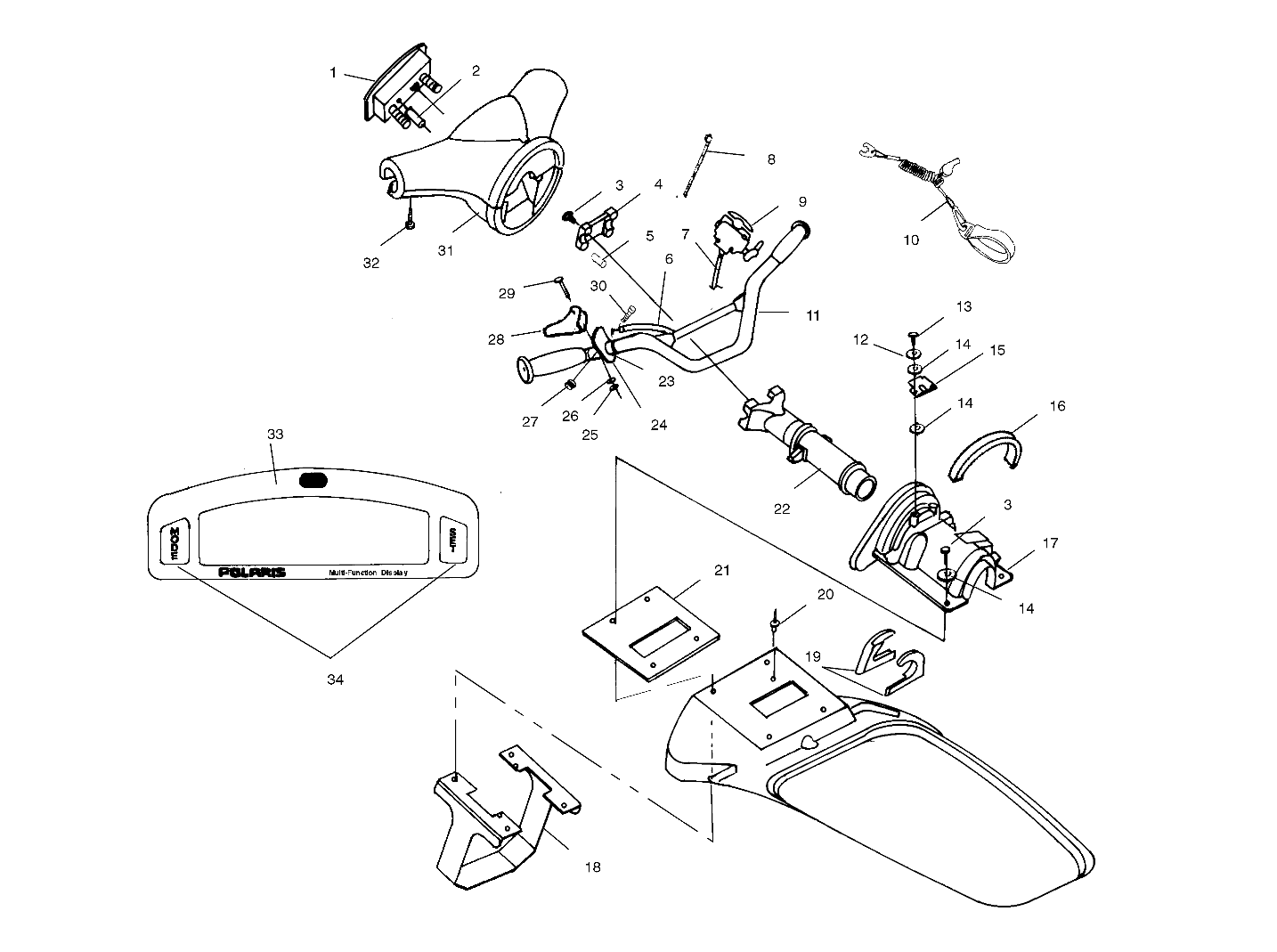 STEERING - W014699D (4964816481A012)