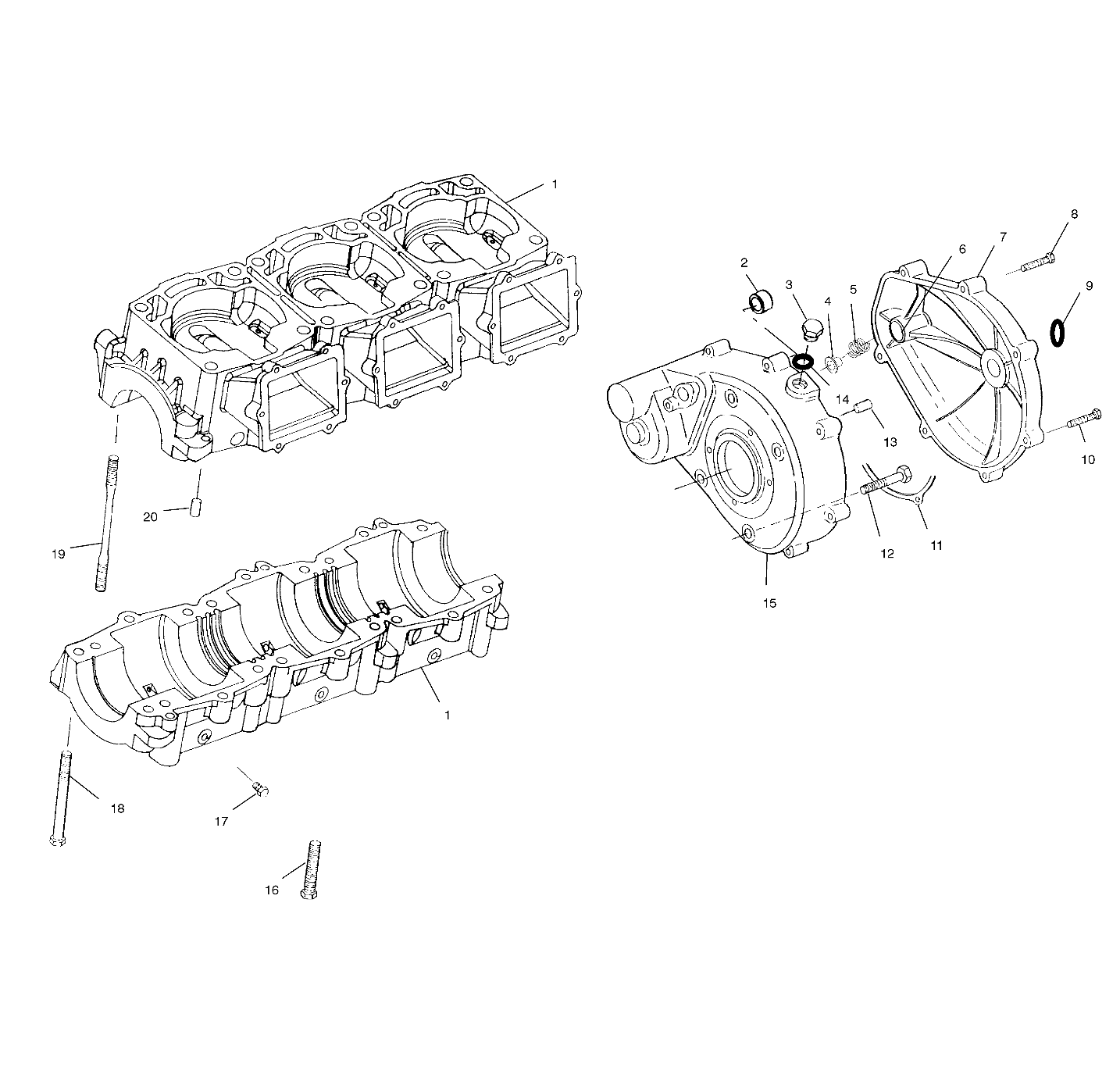 CRANKCASE - W014699D (4964816481B014)