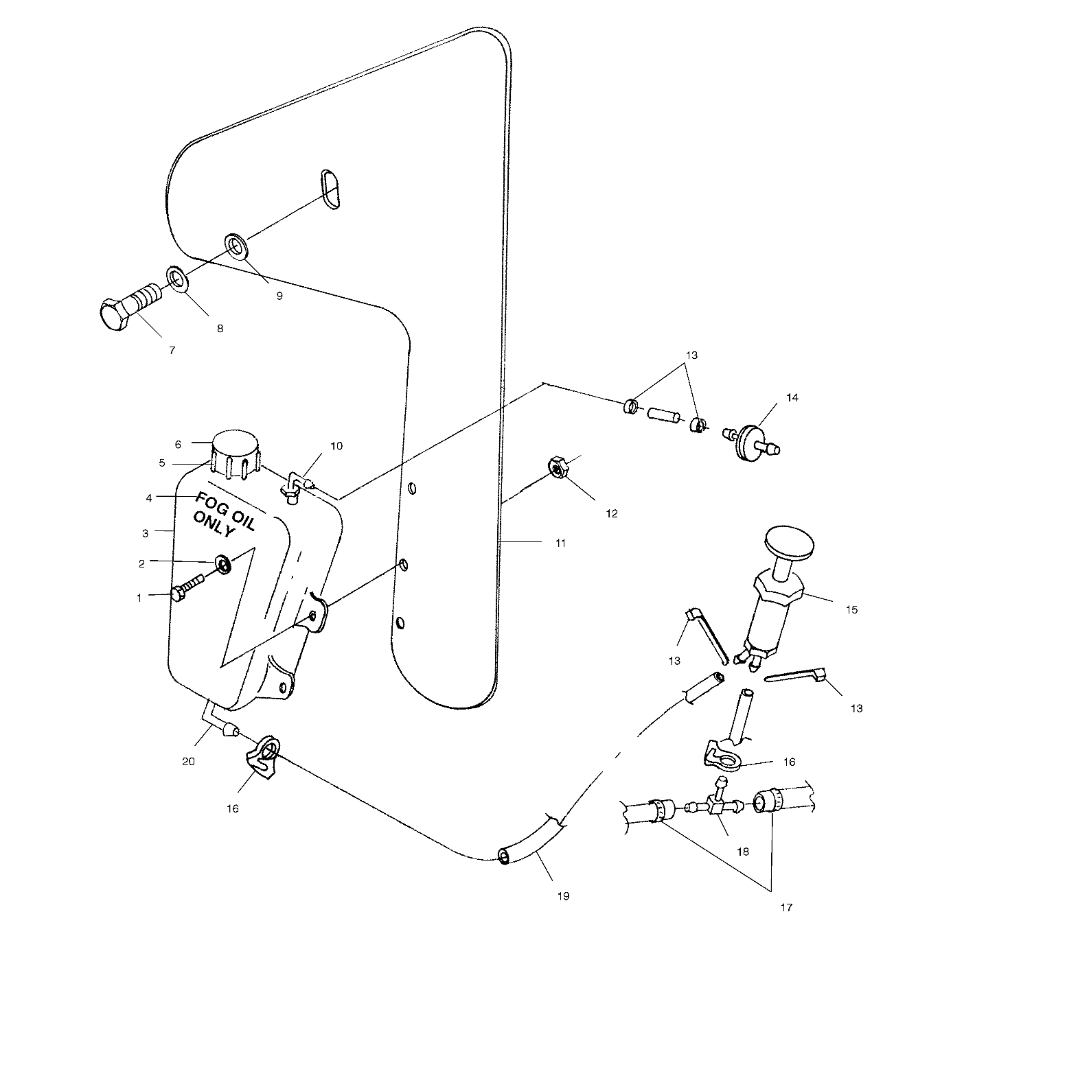 ENGINE FOGGING SYSTEM - W014699I (4964816481C009)