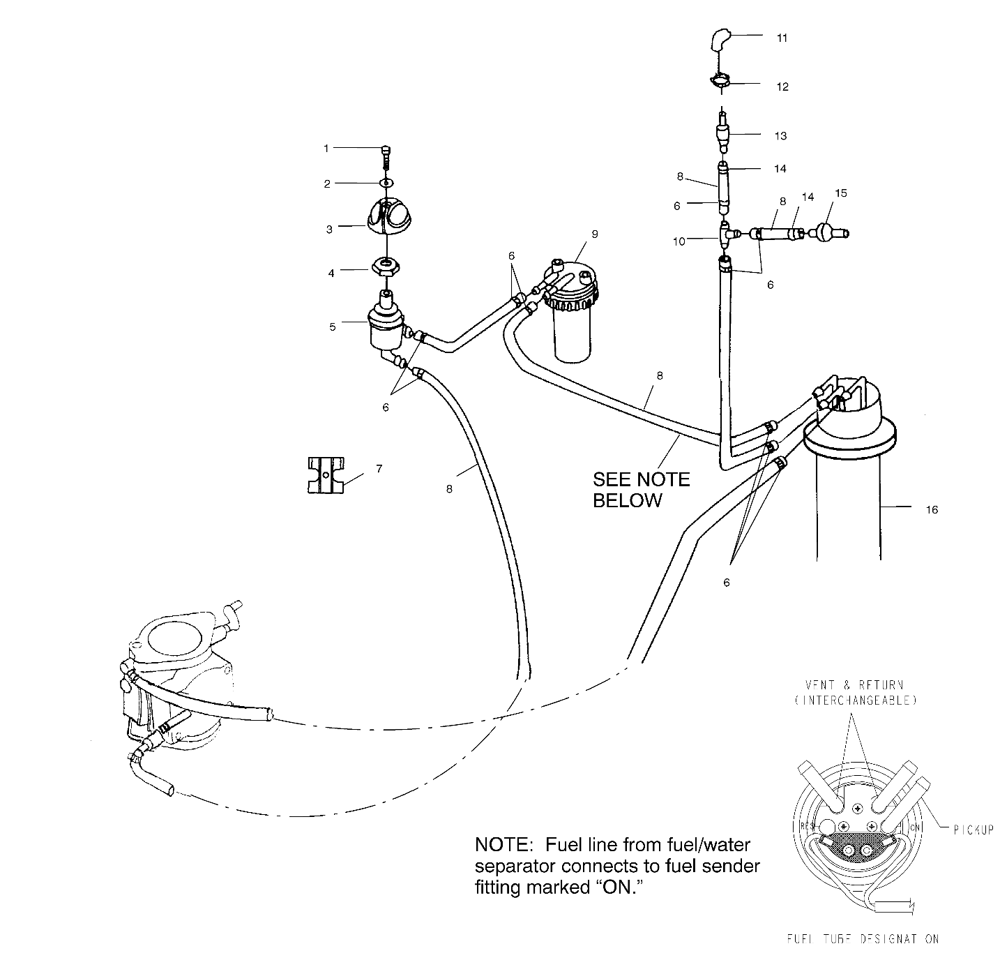 FUEL SYSTEM - W015197D (4964826482A010)