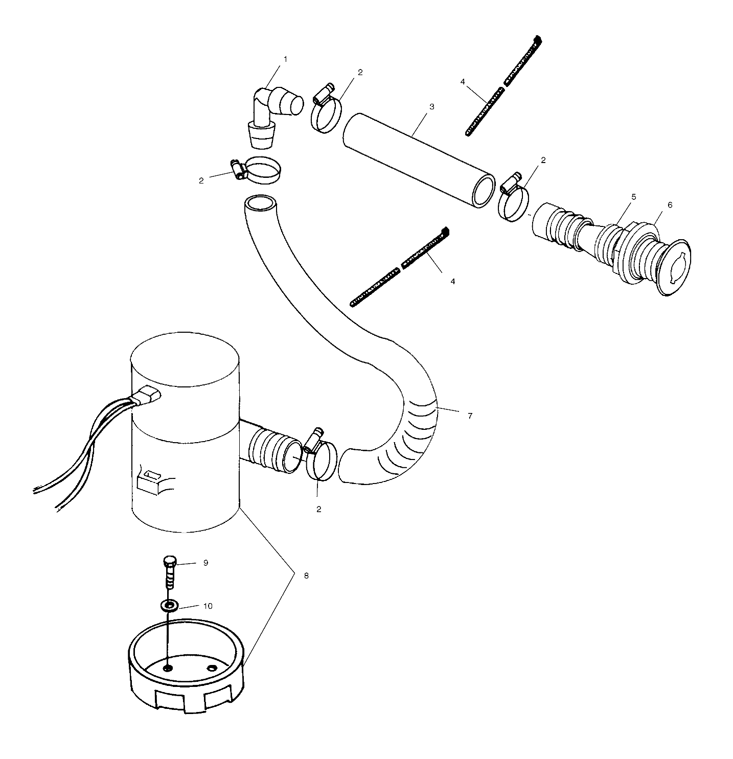 BILGE PUMP - W005197D (4955815581B013)