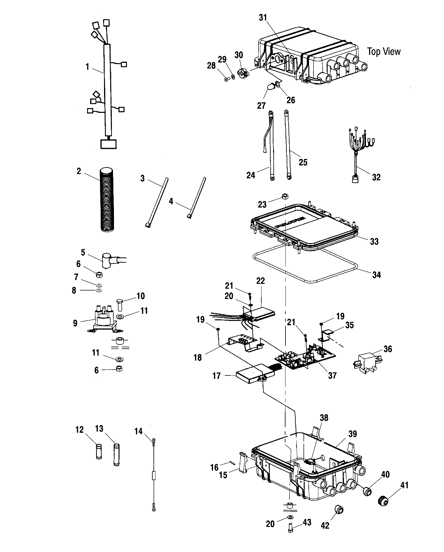 ELECTRICAL BOX - W015197D (4964826482B013)