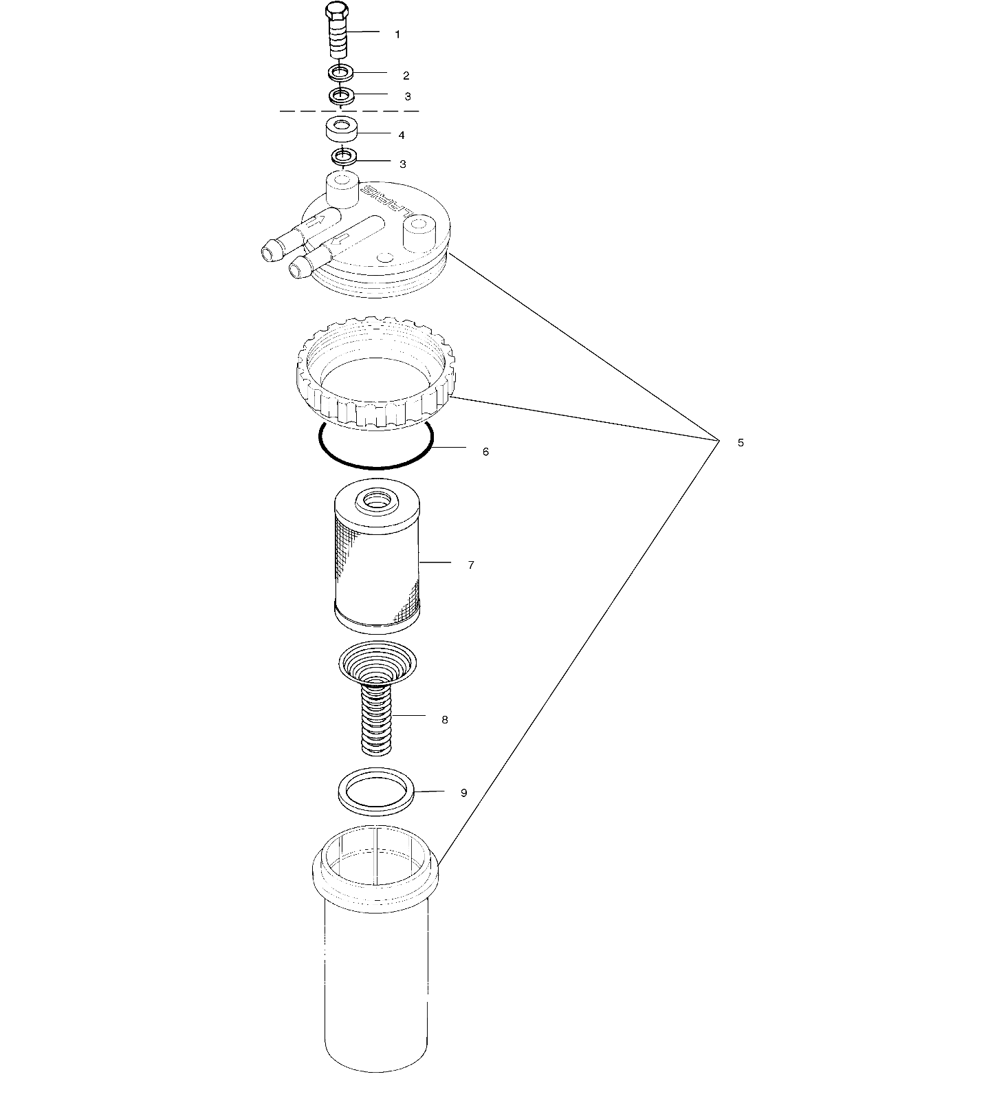 FUEL/WATER SEPARATOR - W015197D (4964826482C001)