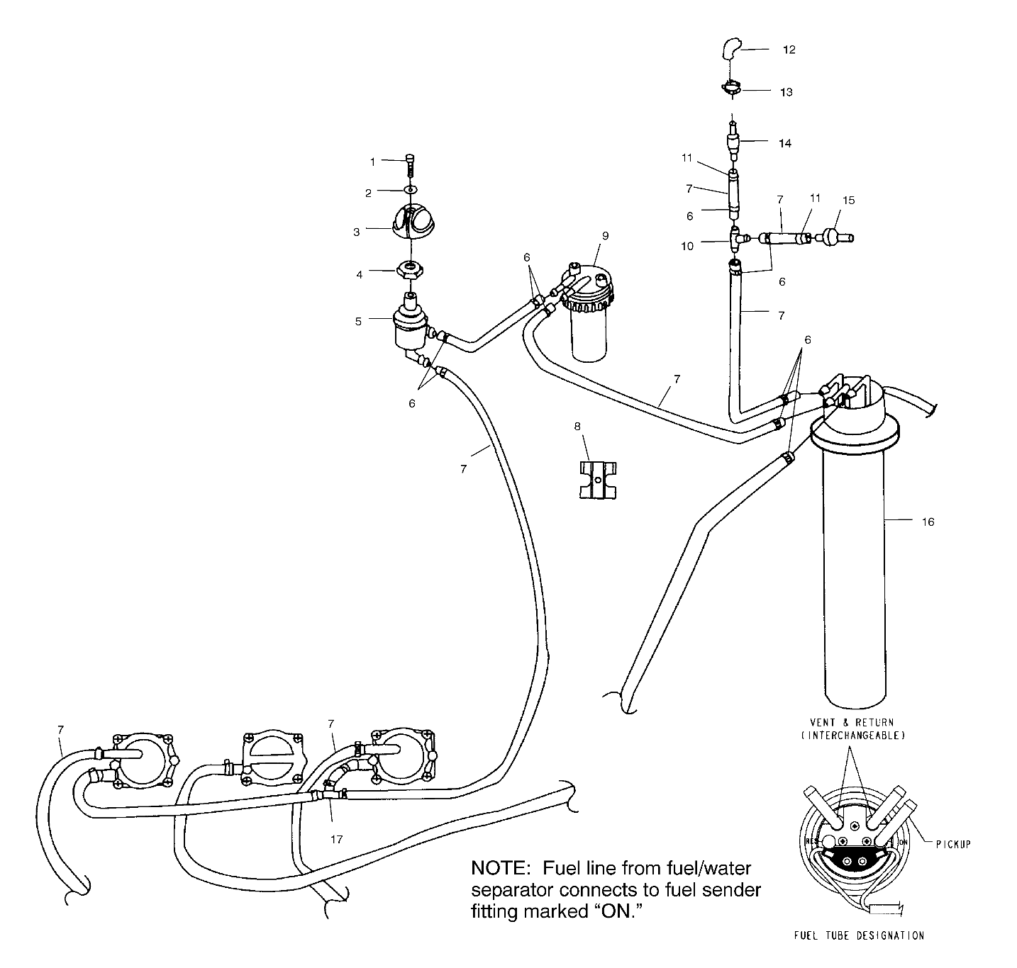 FUEL SYSTEM - W015199D (4964836483A010)