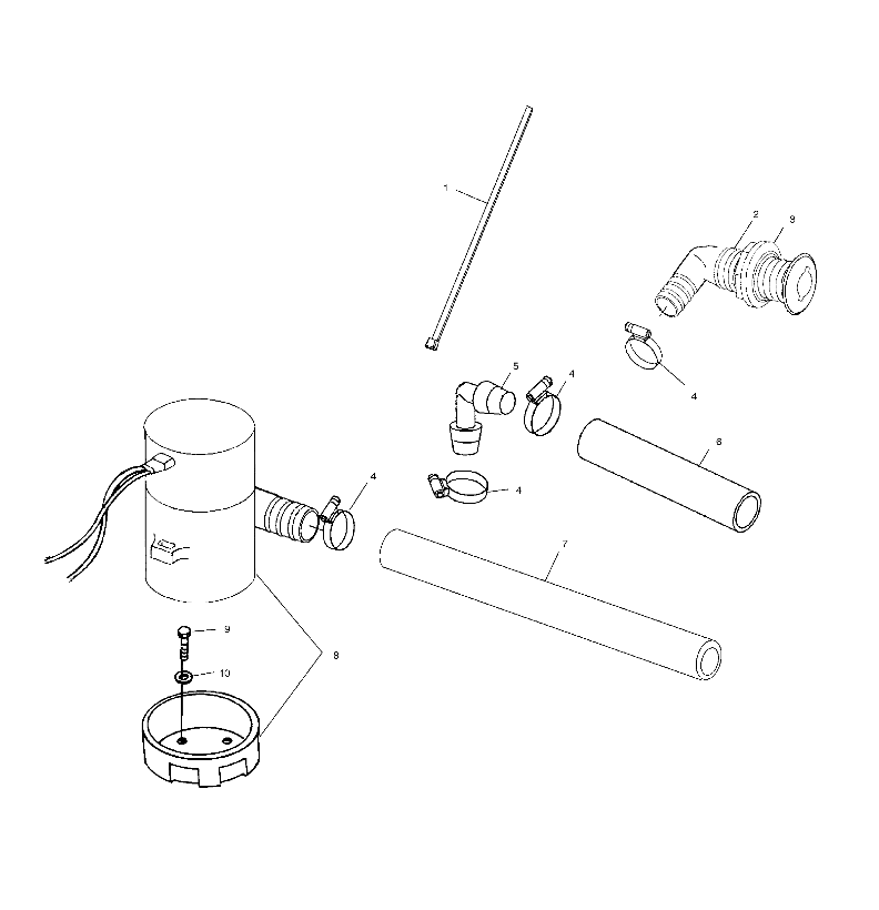 BILGE PUMP - W015198D (4964846484B010)