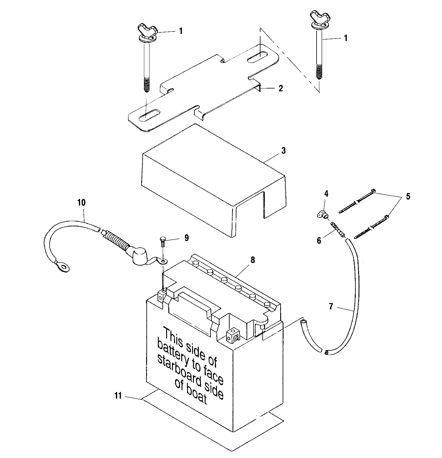 BATTERY BOX - W015198D (4964846484B012)