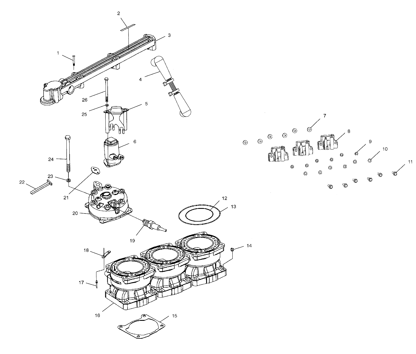 MANIFOLD / IGNITION - W015198D (4964846484C002)