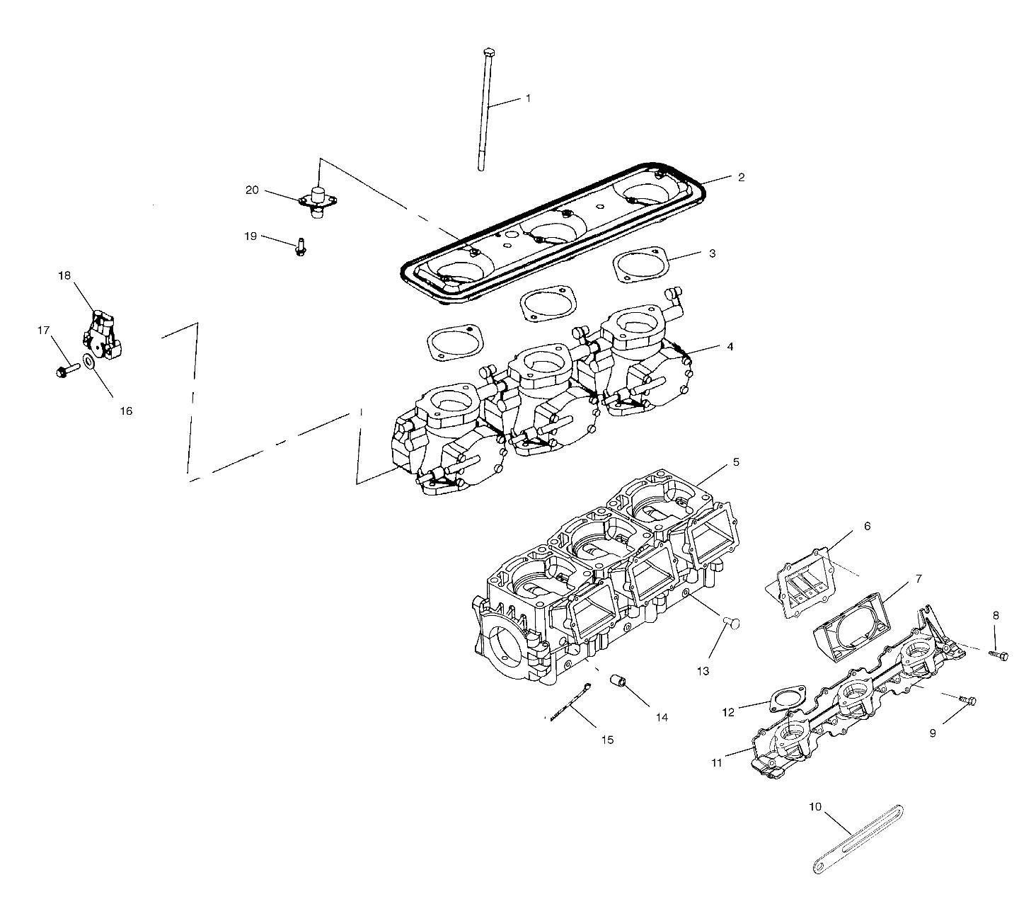 THROTTLE BODY - W015198D (4964846484C003)