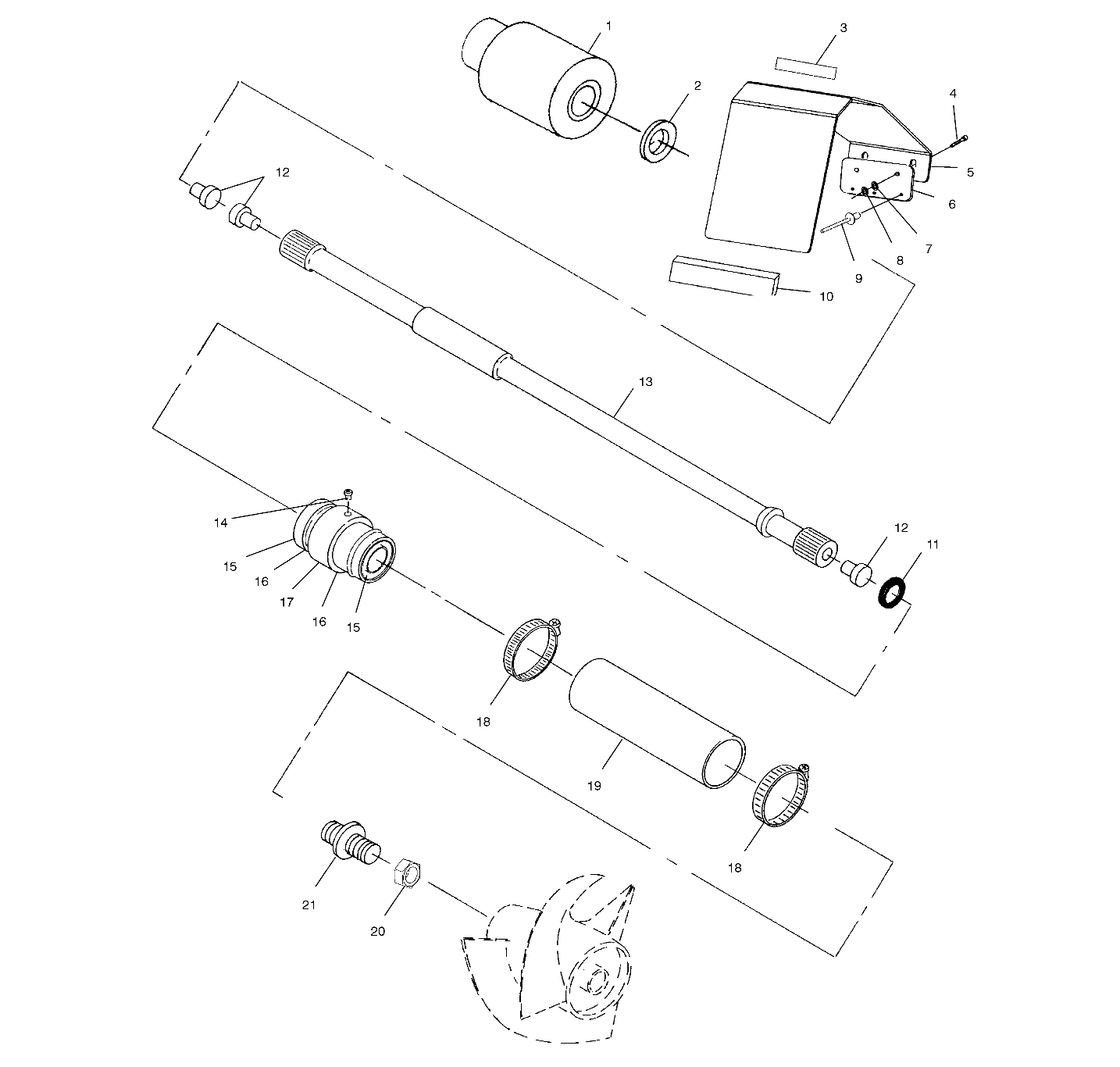 DRIVE SYSTEM - W015099D (4964866486B003)