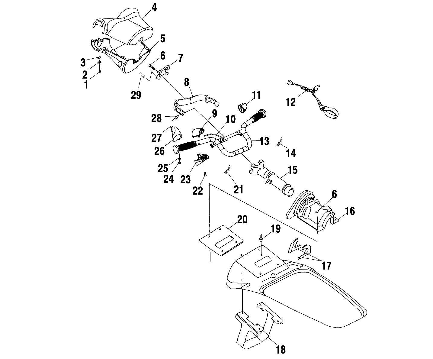 STEERING - W015098D (4964876487A014)