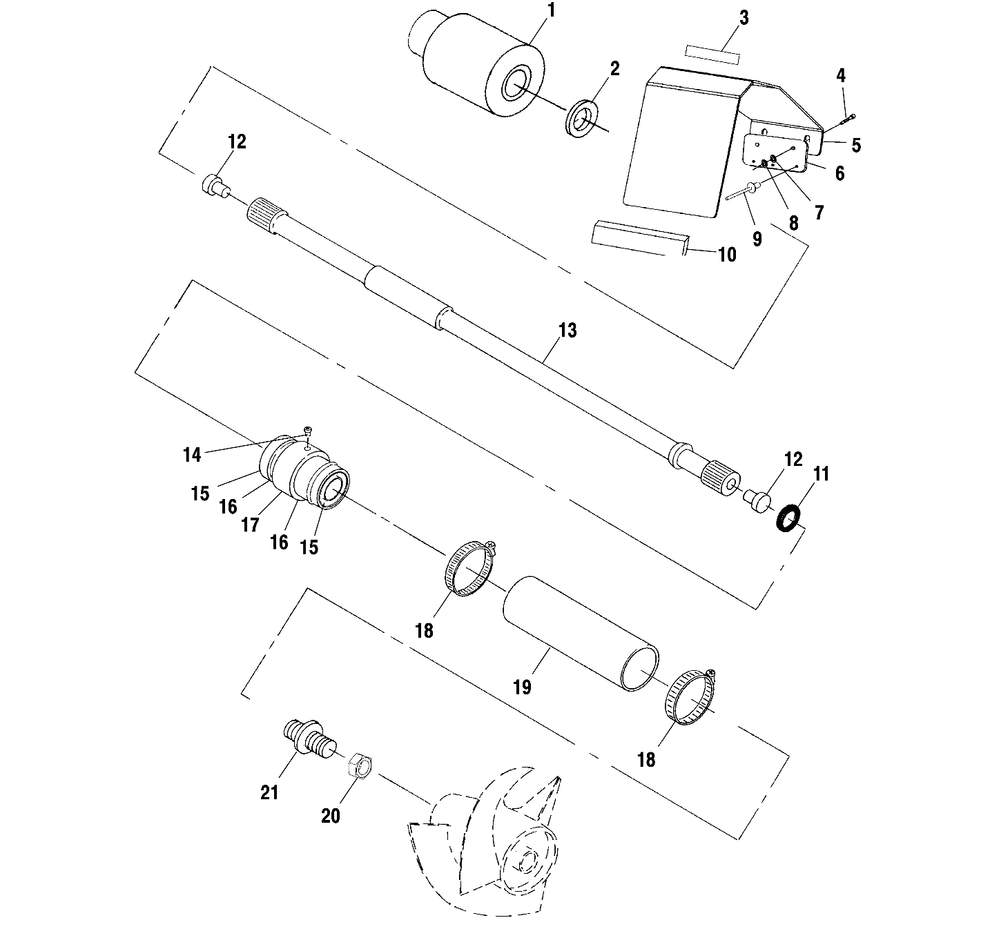 DRIVE SYSTEM - W015098D (4964876487B002)