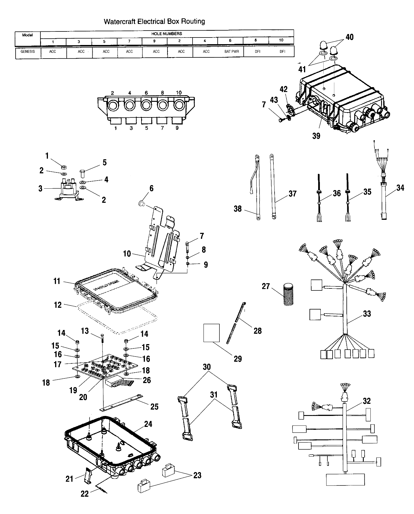 ELECTRICAL BOX - W015098D (4964876487B011)