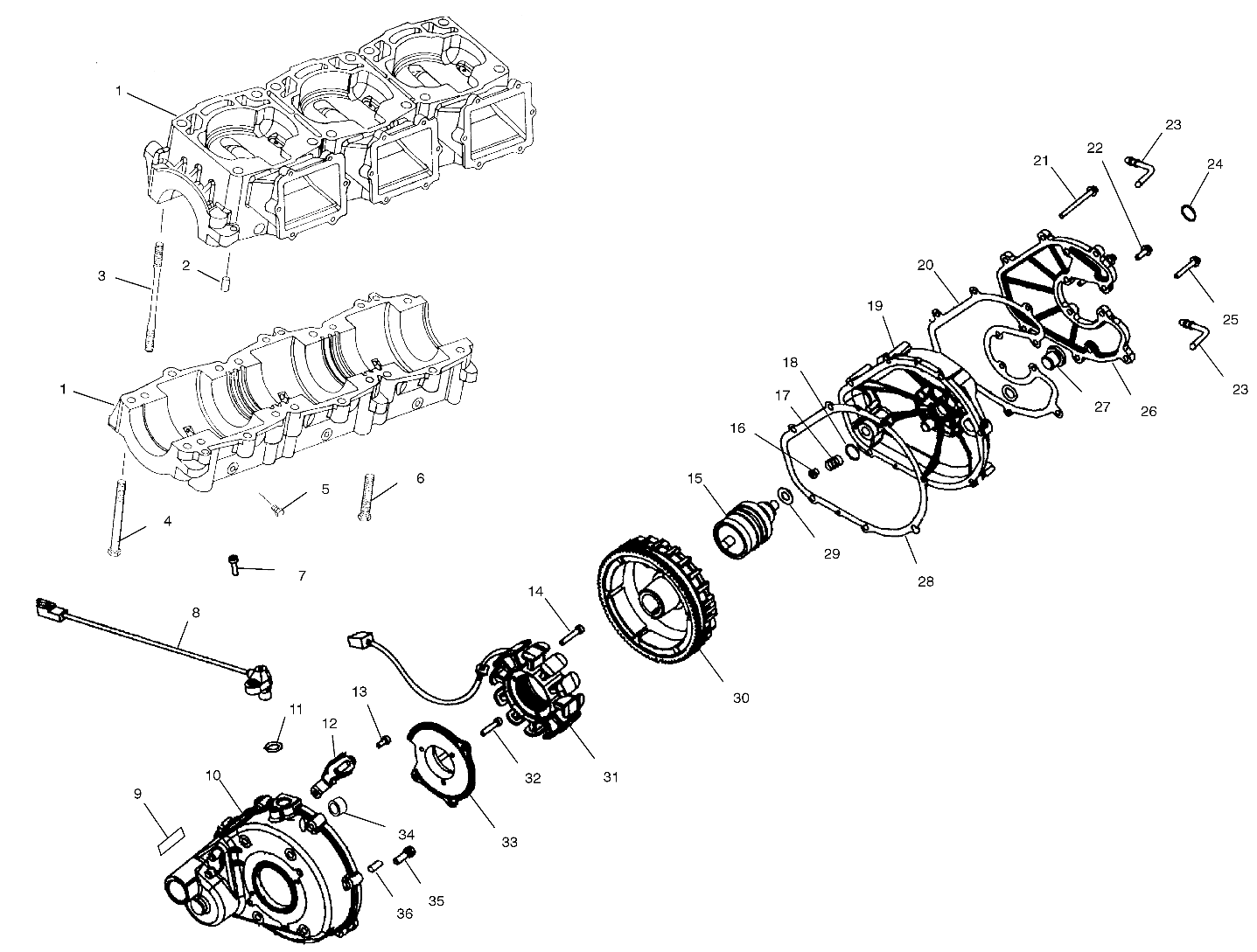 CRANKCASE - W015198D (4964846484C001)