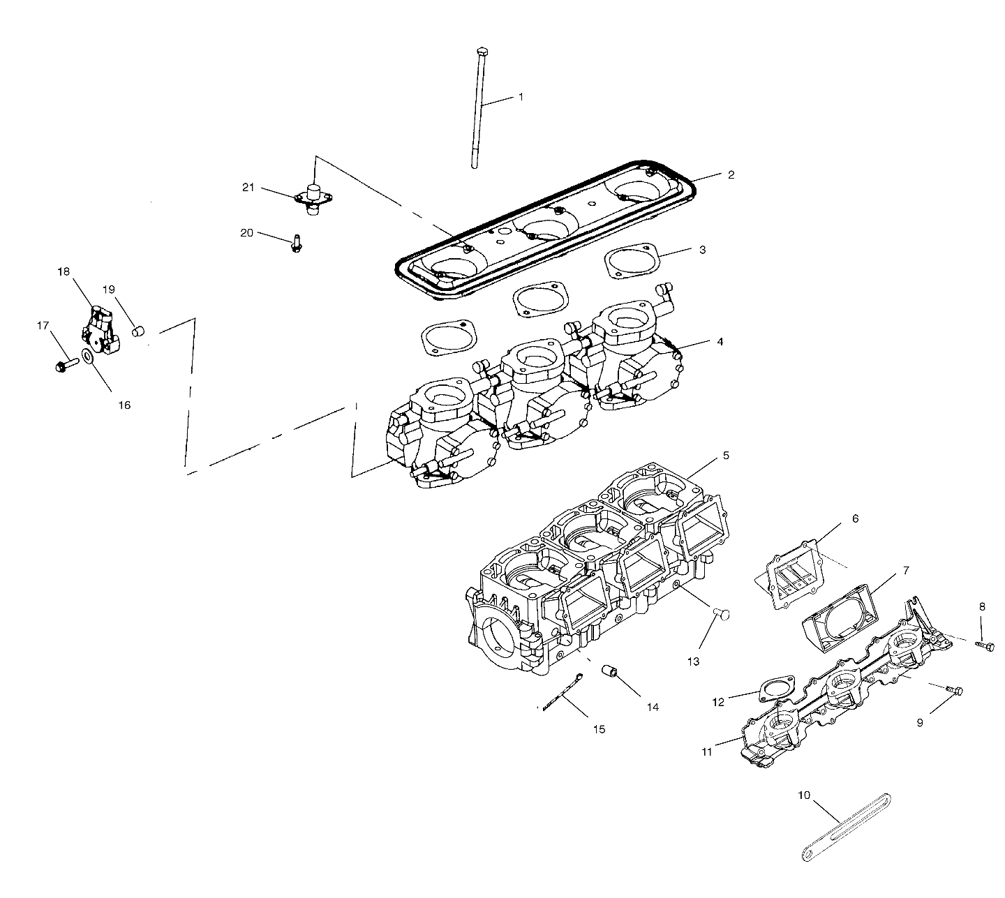 THROTTLE BODY - W015098D (4964876487C003)