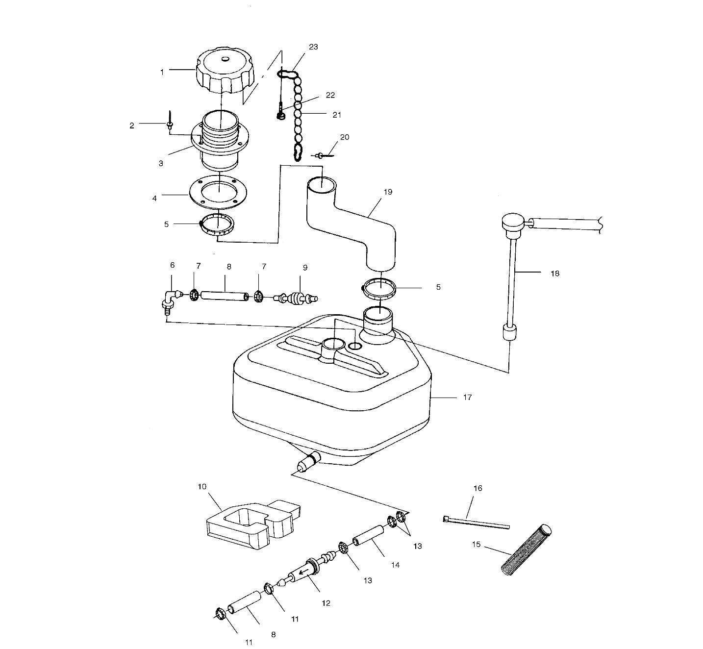 OIL TANK - W014999D (4964886488A011)