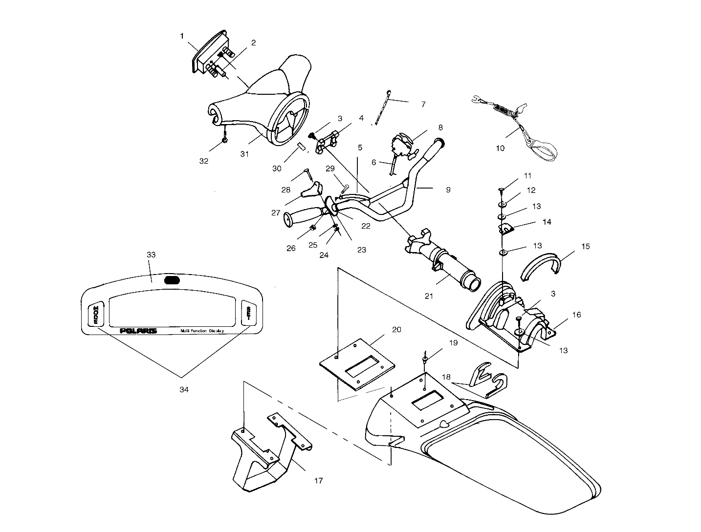 STEERING - W014999D (4964886488A012)