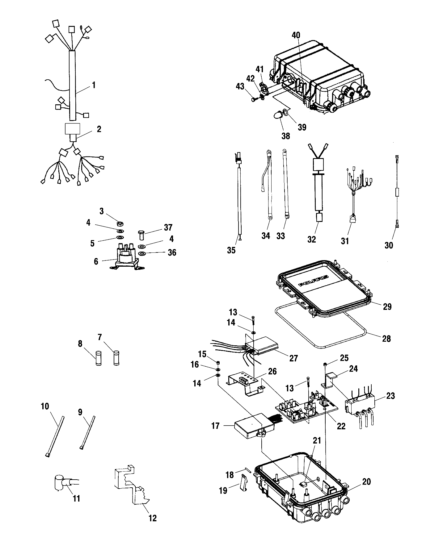 ELECTRICAL BOX - W014999D (4964886488B009)