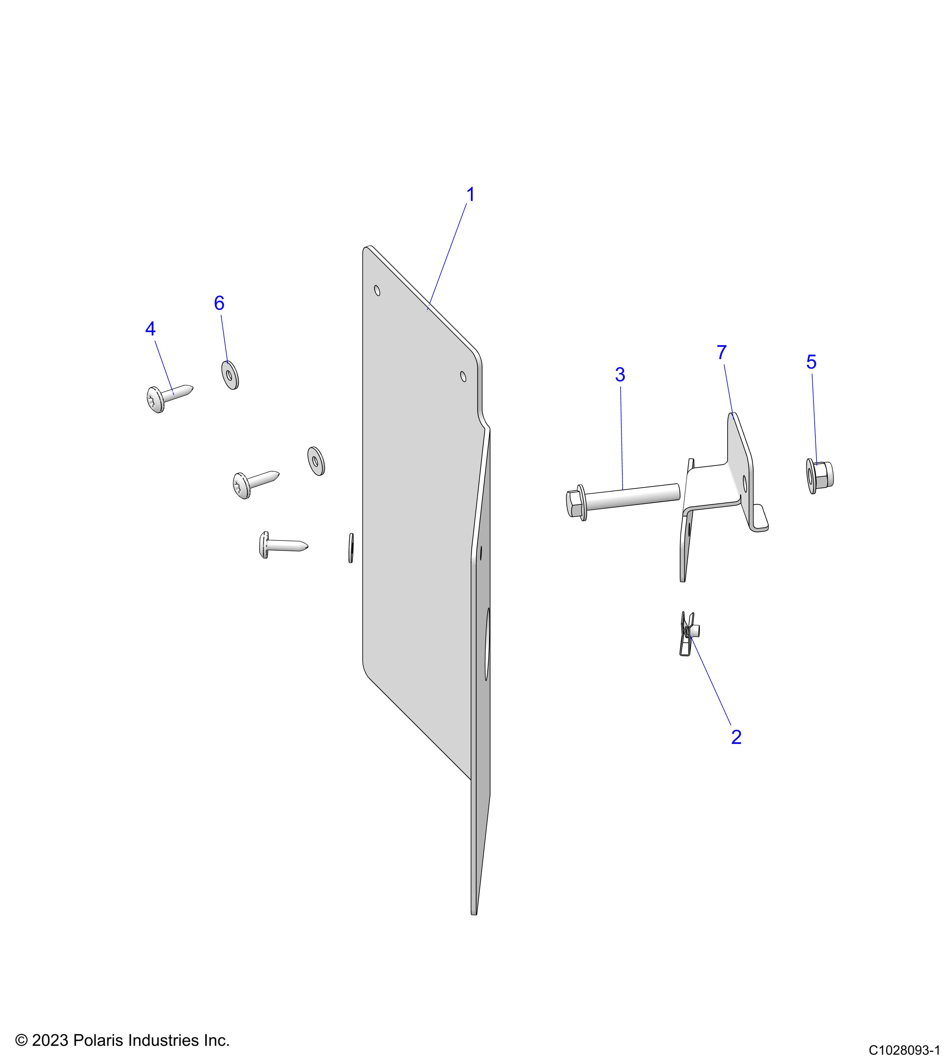 DRIVE TRAIN, MUD GUARDS - D24P2ED4D4 (C1028093)