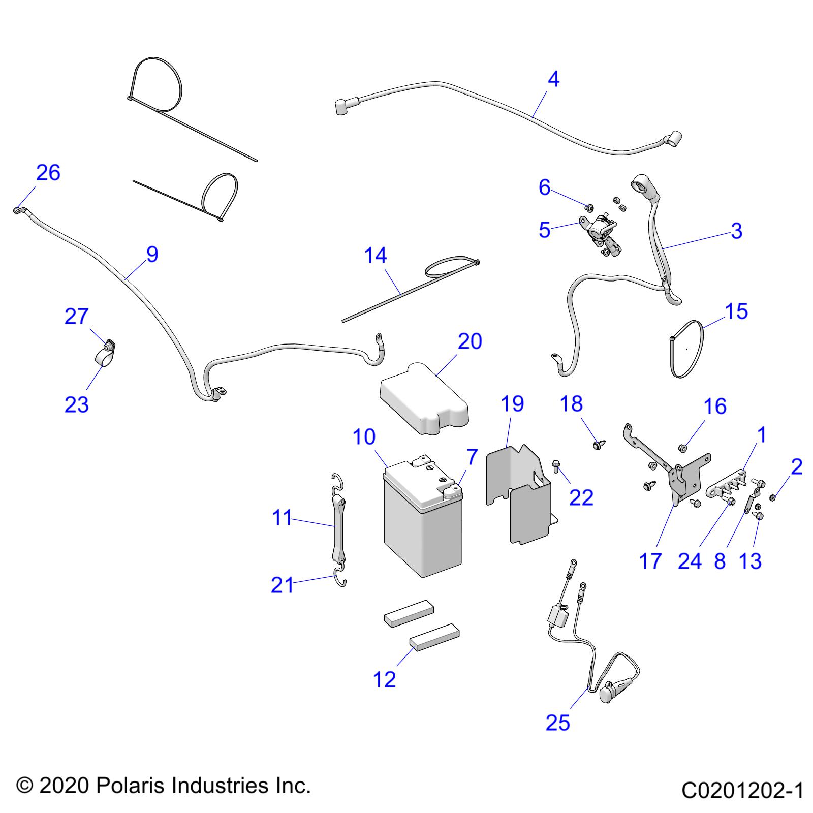 ELECTRICAL, BATTERY - A22SWE57F1/S57C1/C2/C5 (C0201202-1)