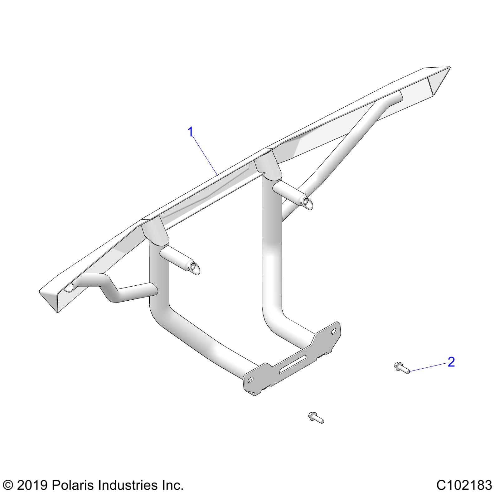 BODY, DELUXE BUMPERS - A24SLE95PN (C102183)