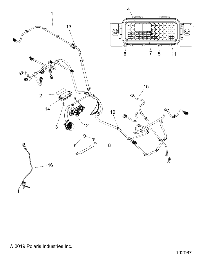 ELECTRICAL, WIRE HARNESS - A20HAB15N2 (102067)