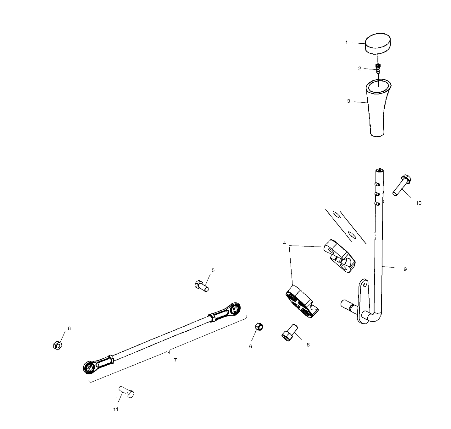 GEAR SELECTOR - A02CH68AA/AB/AC/CA/CB (4966346634C10)