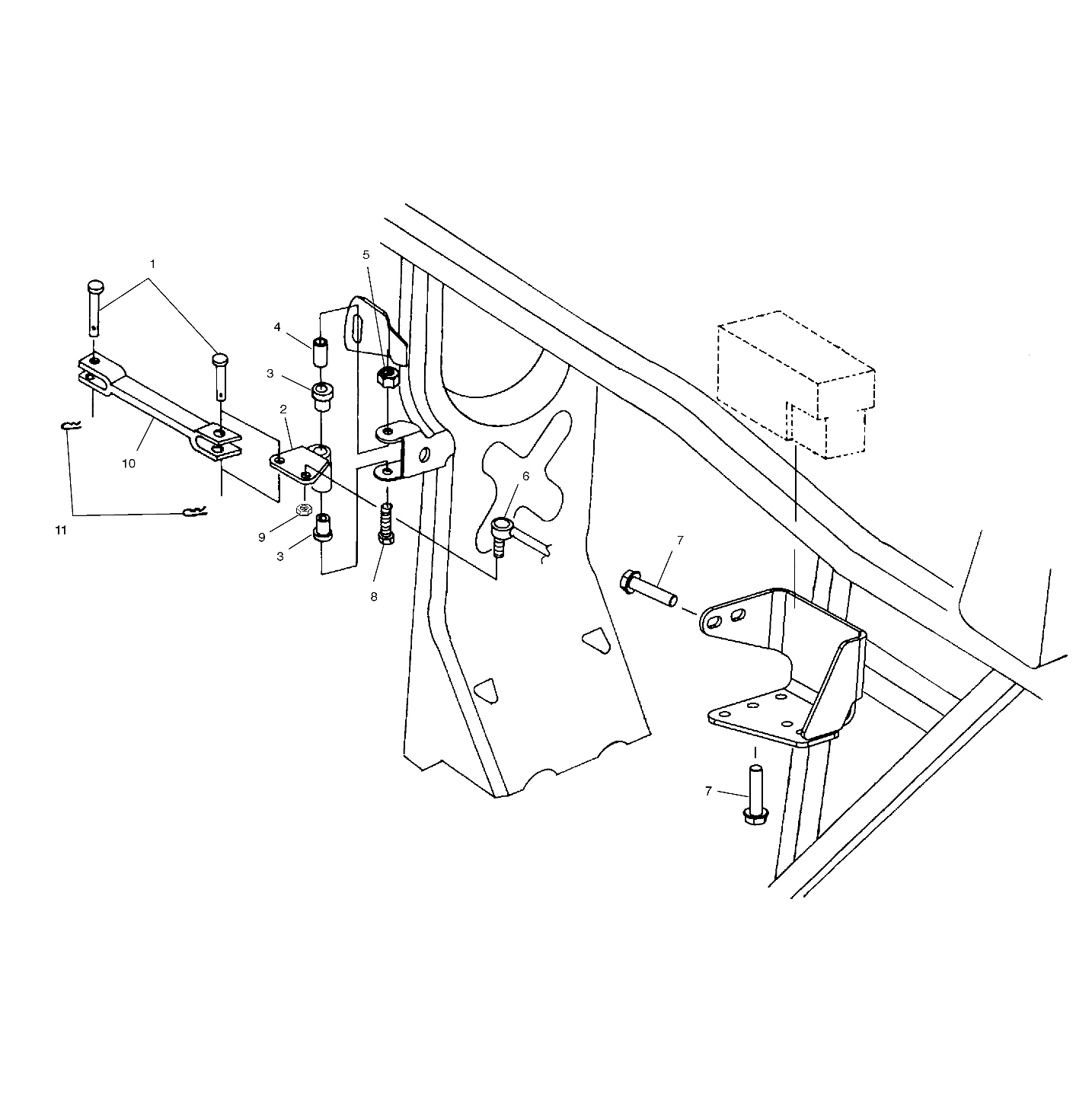 FRAME MOUNTING - A02CH50 ALL OPTIONS (4967436743C03)