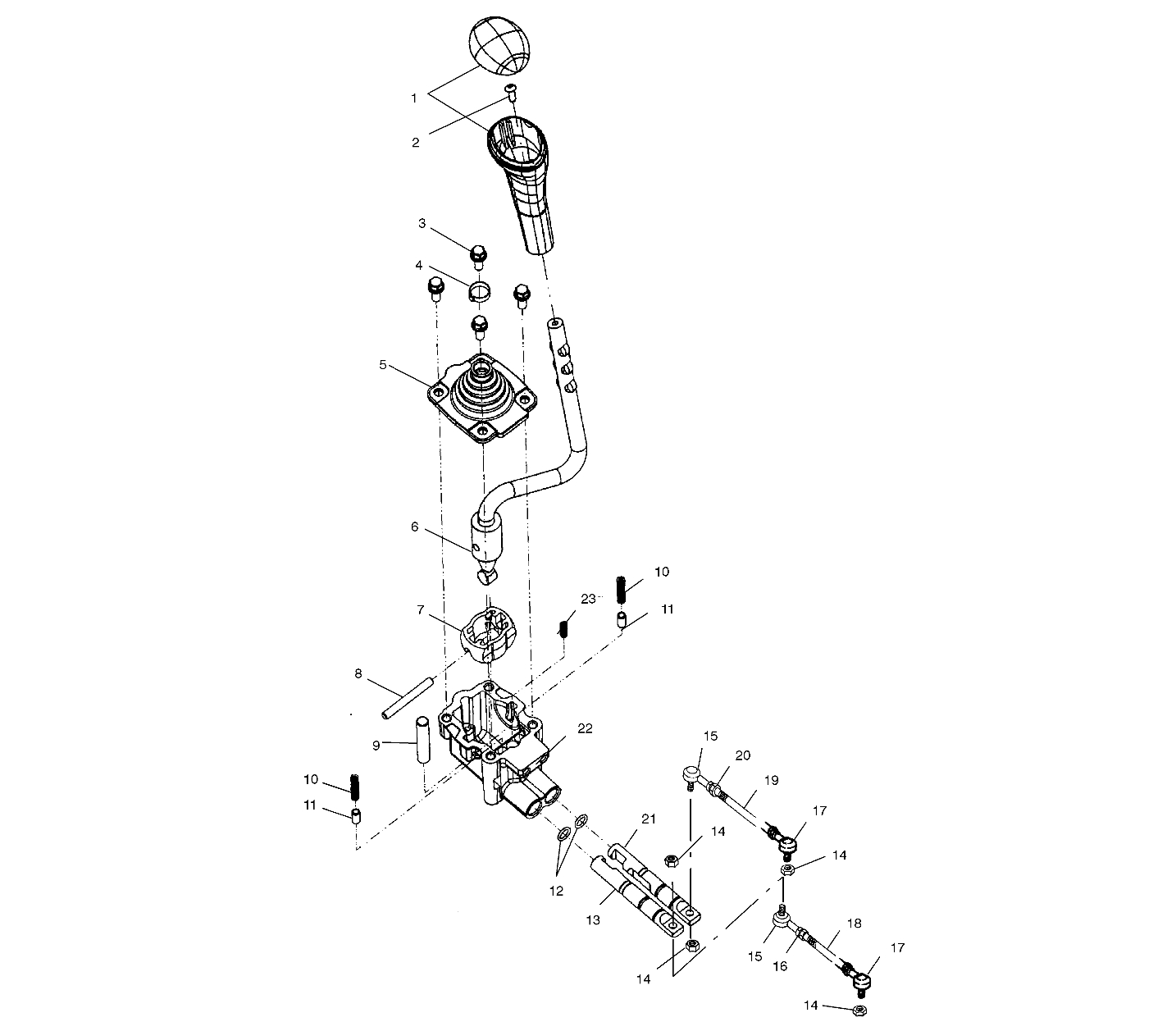 GEAR SELECTOR - A02CH50 ALL OPTIONS (4967436743C12)