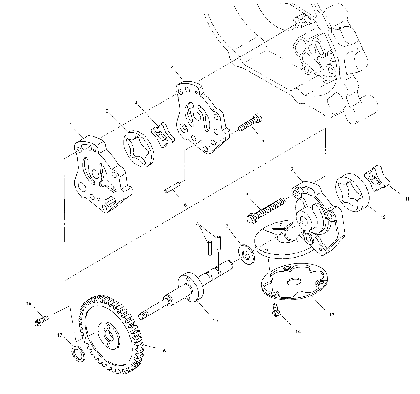 OIL PUMP - A02CH50 ALL OPTIONS (4967436743D12)