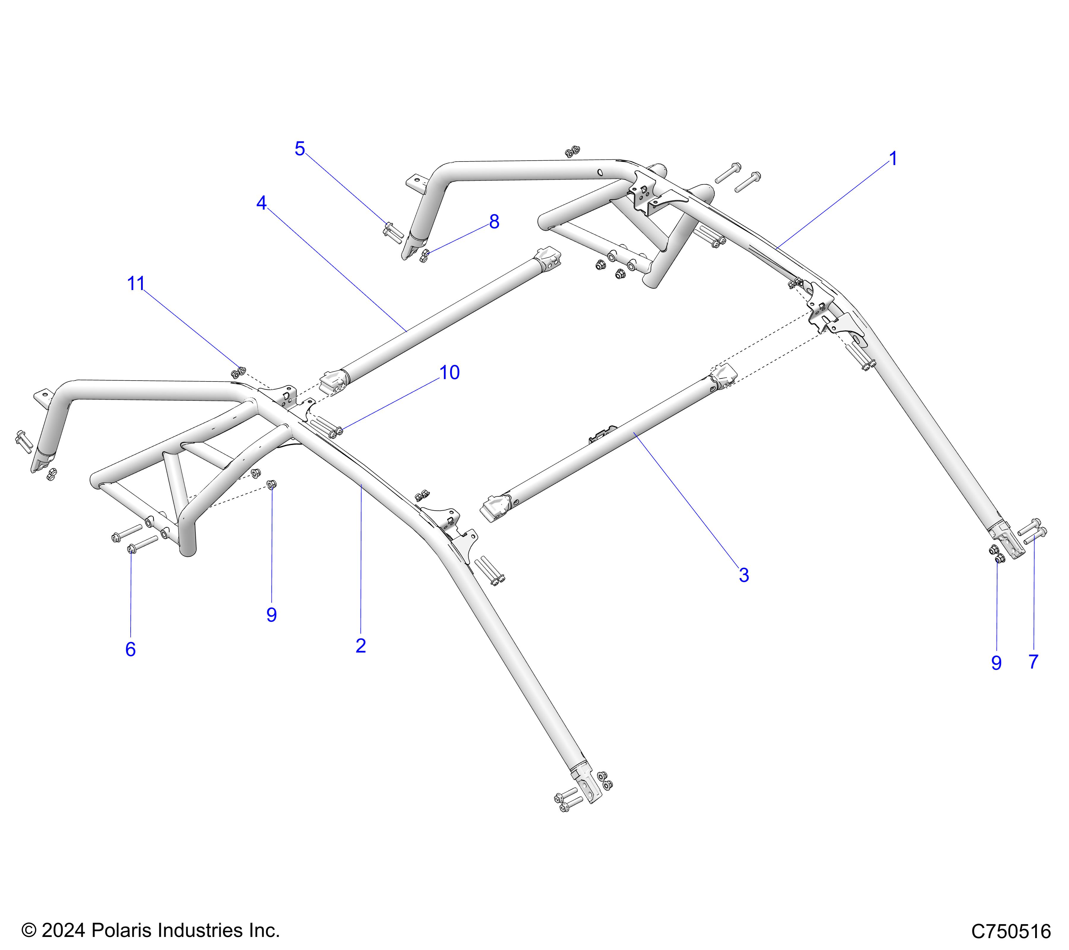 CHASSIS, CAB FRAME - Z25SPB92AF/BF (C750516)