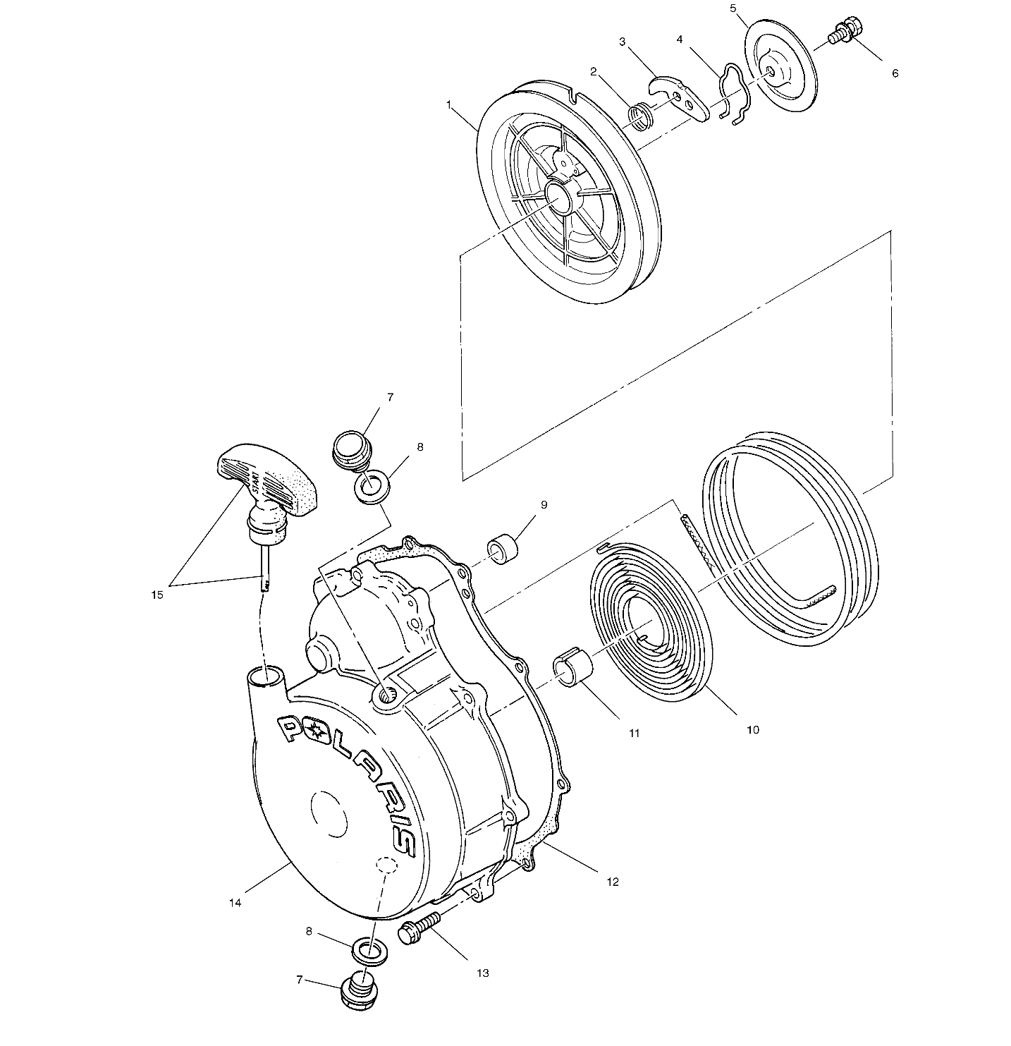 RECOIL STARTER - A02CL50AA/DA (4967986798D10)