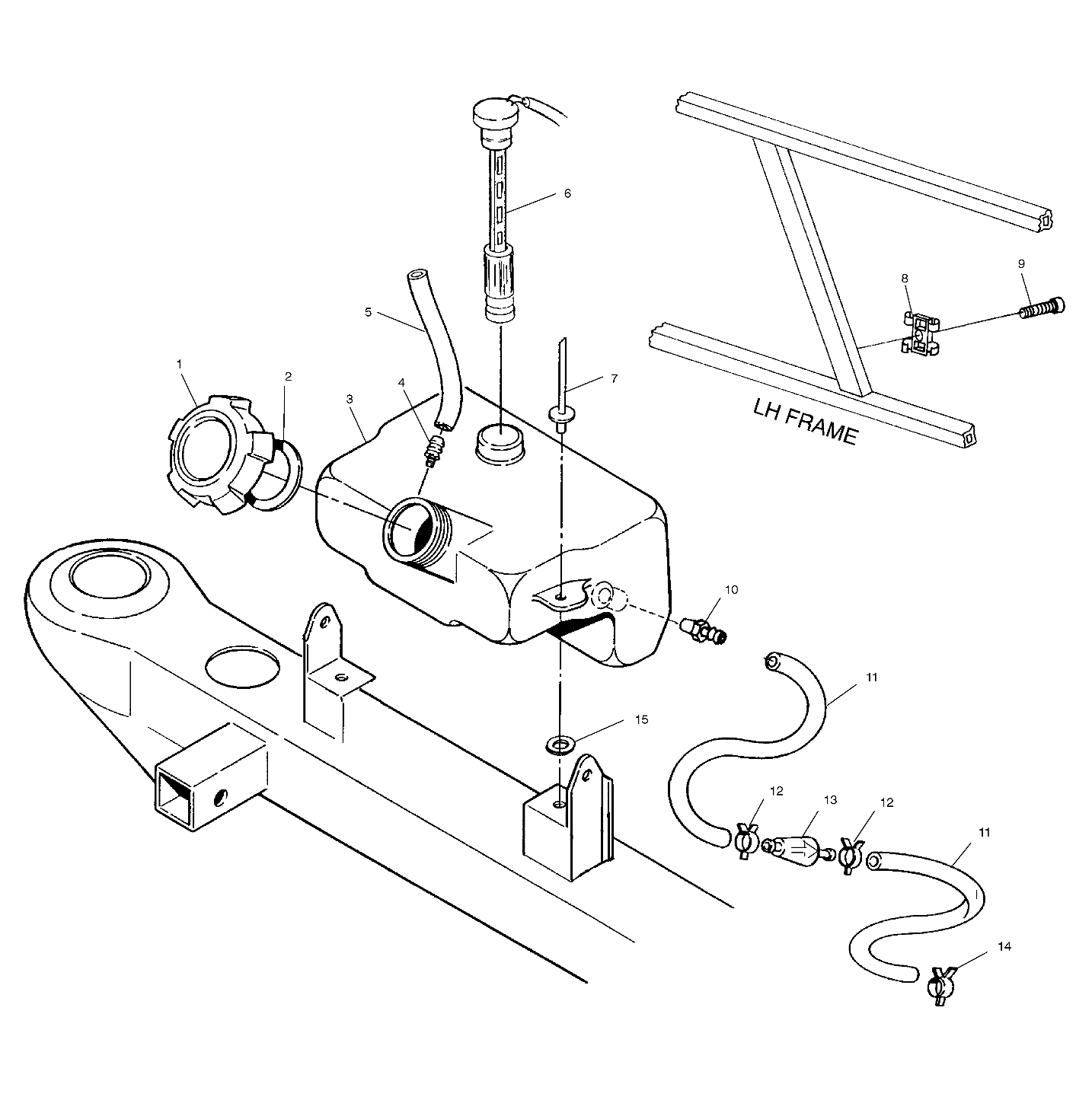 OIL TANK - A01BA38CA (4968366836A011)