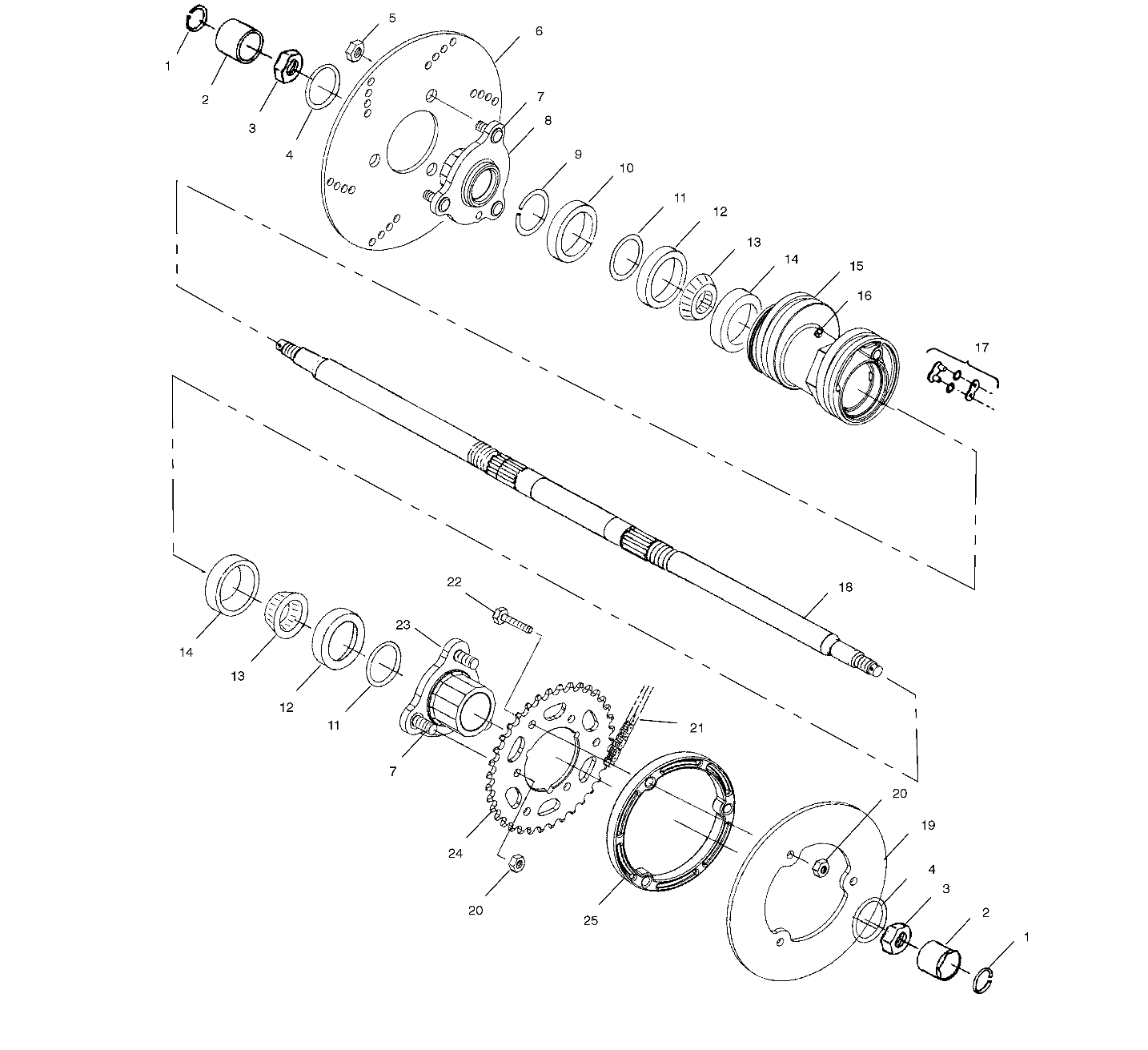 REAR HOUSING - A01BA38CA (4968366836B013)