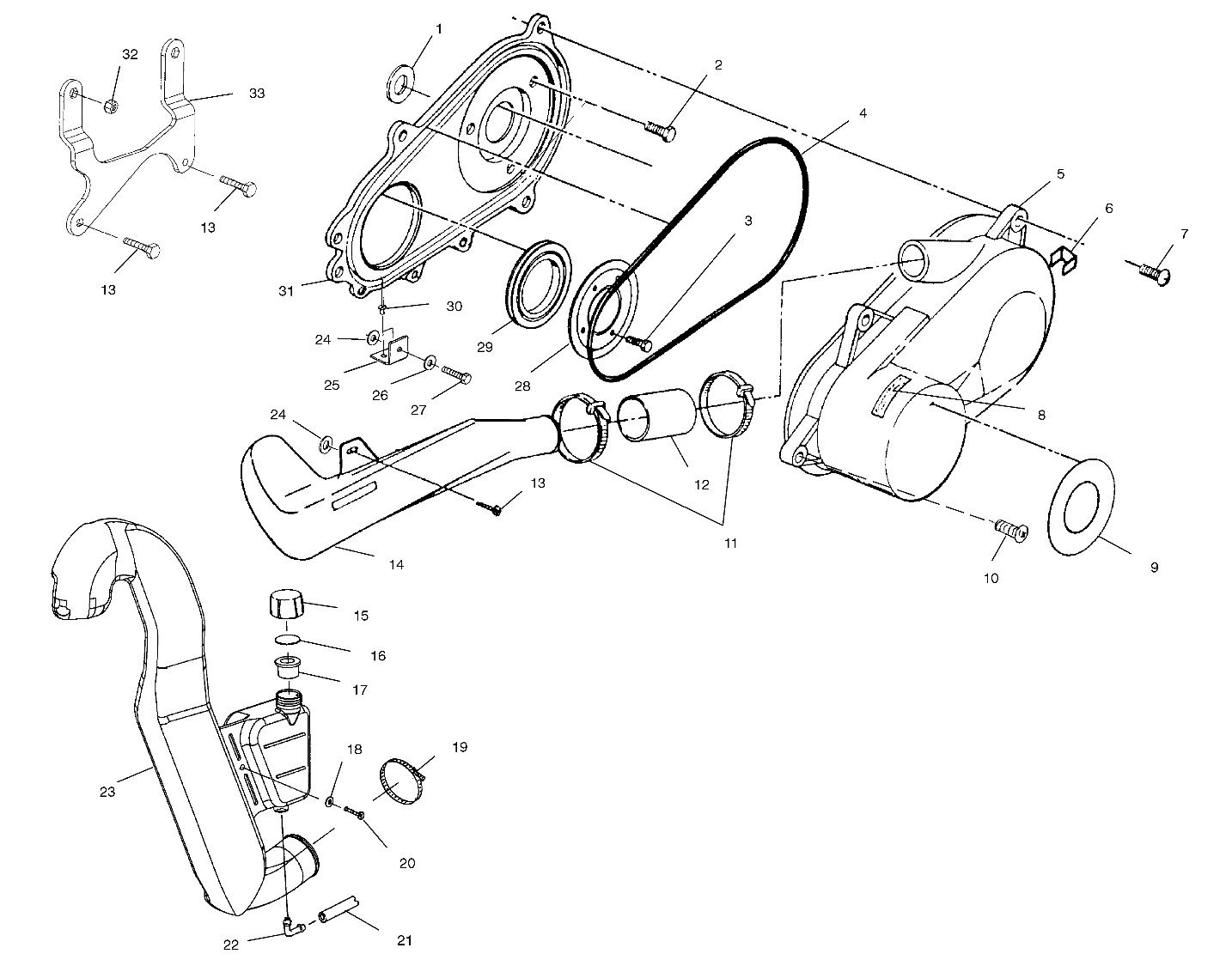 CLUTCH COVER - A01BA38CA (4968366836C001)