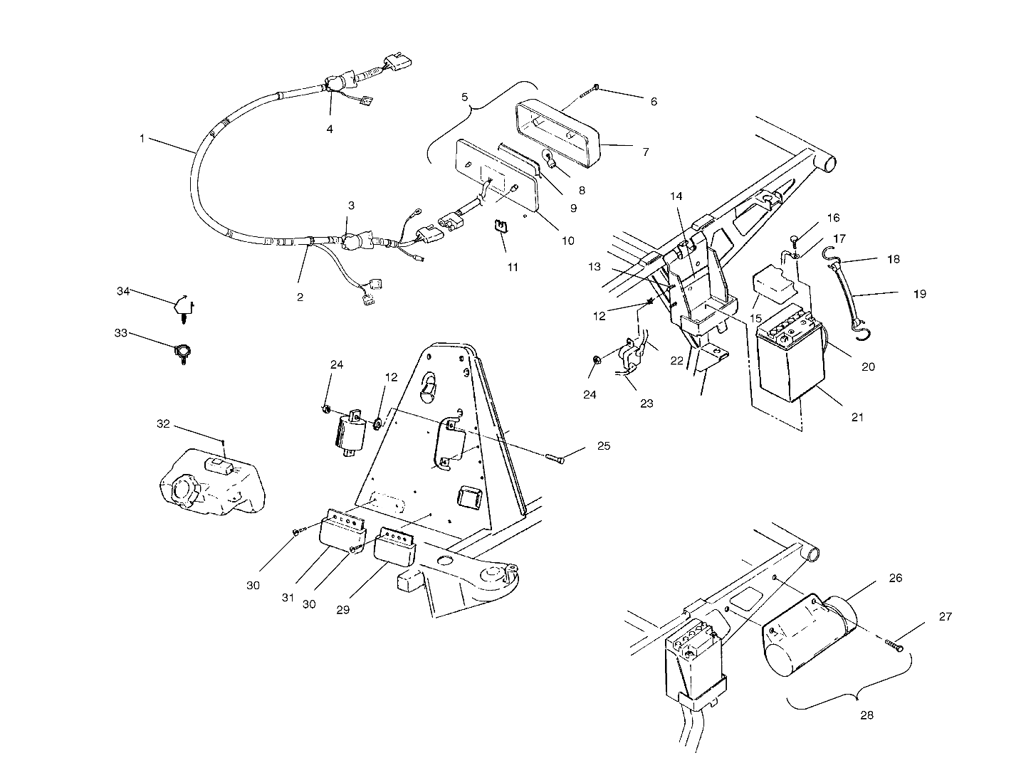 ELECTRICAL/TAILLIGHT - A01BA38CA (4968366836C002)