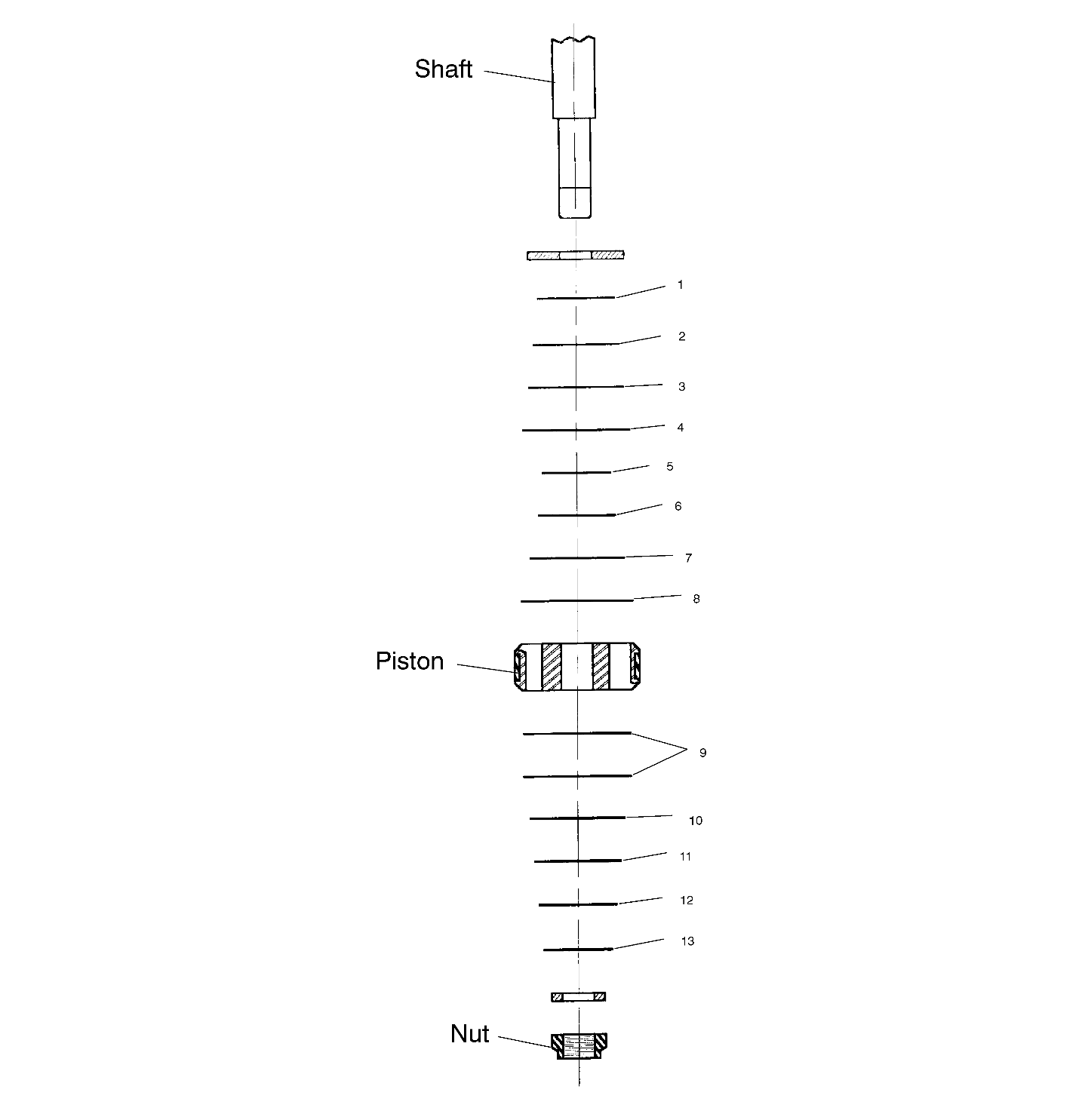 SHOCK VALVING - A01BA38CA (4968366836C005)