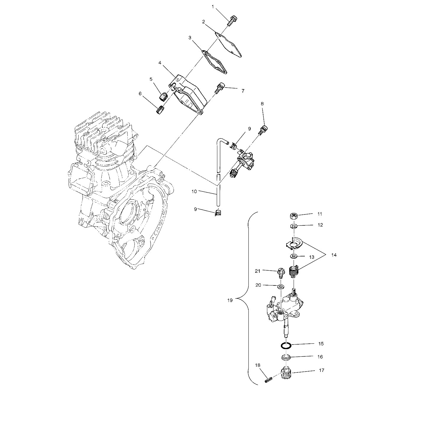 OIL PUMP - A01BA38CA (4968366836C013)