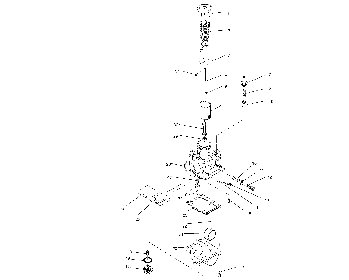 CARBURETOR - A01BA38CA (4968366836C014)