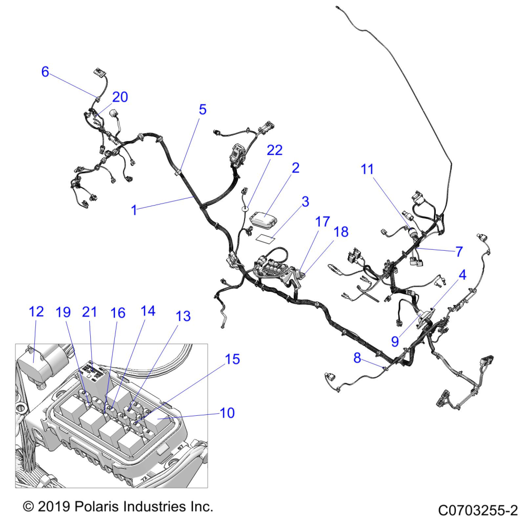 ELECTRICAL, WIRE HARNESSES - D21BBP99A4/B4/FP99A4 (C0703255-2)