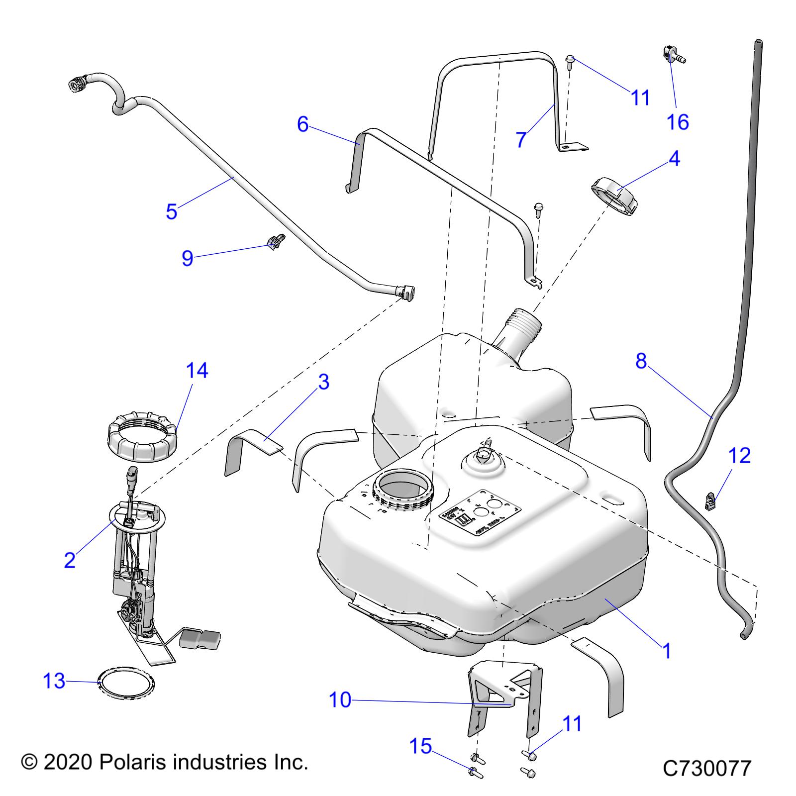 BODY, FUEL TANK - R21RRZ99A9/AC/AP/AW (C730077)