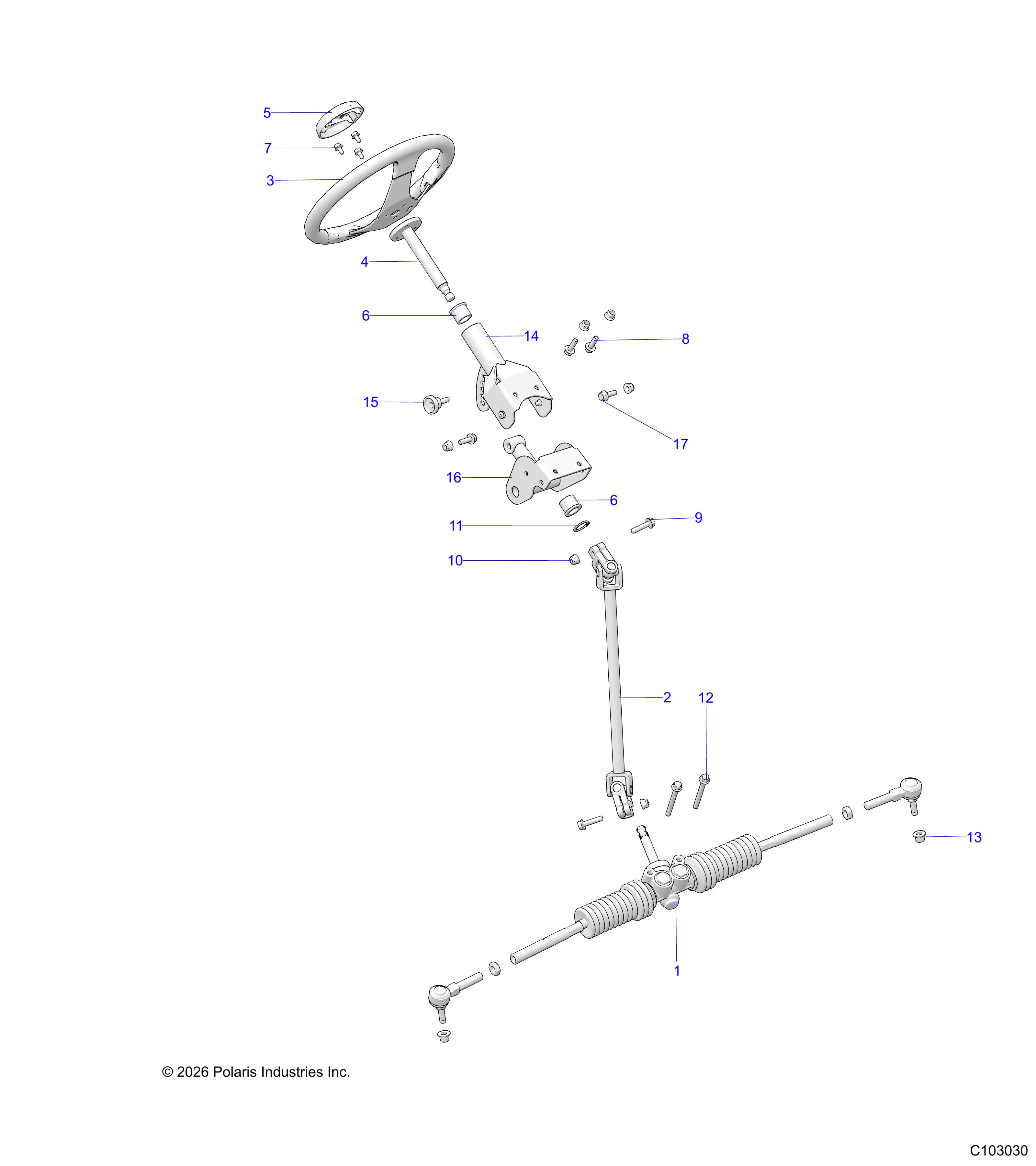 STEERING, STEERING ASM. - R26HZA15A5/B5 (C103030)